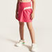 Kappa Logo Print Skirt with Elasticated Waistband-Skirts-thumbnail-1