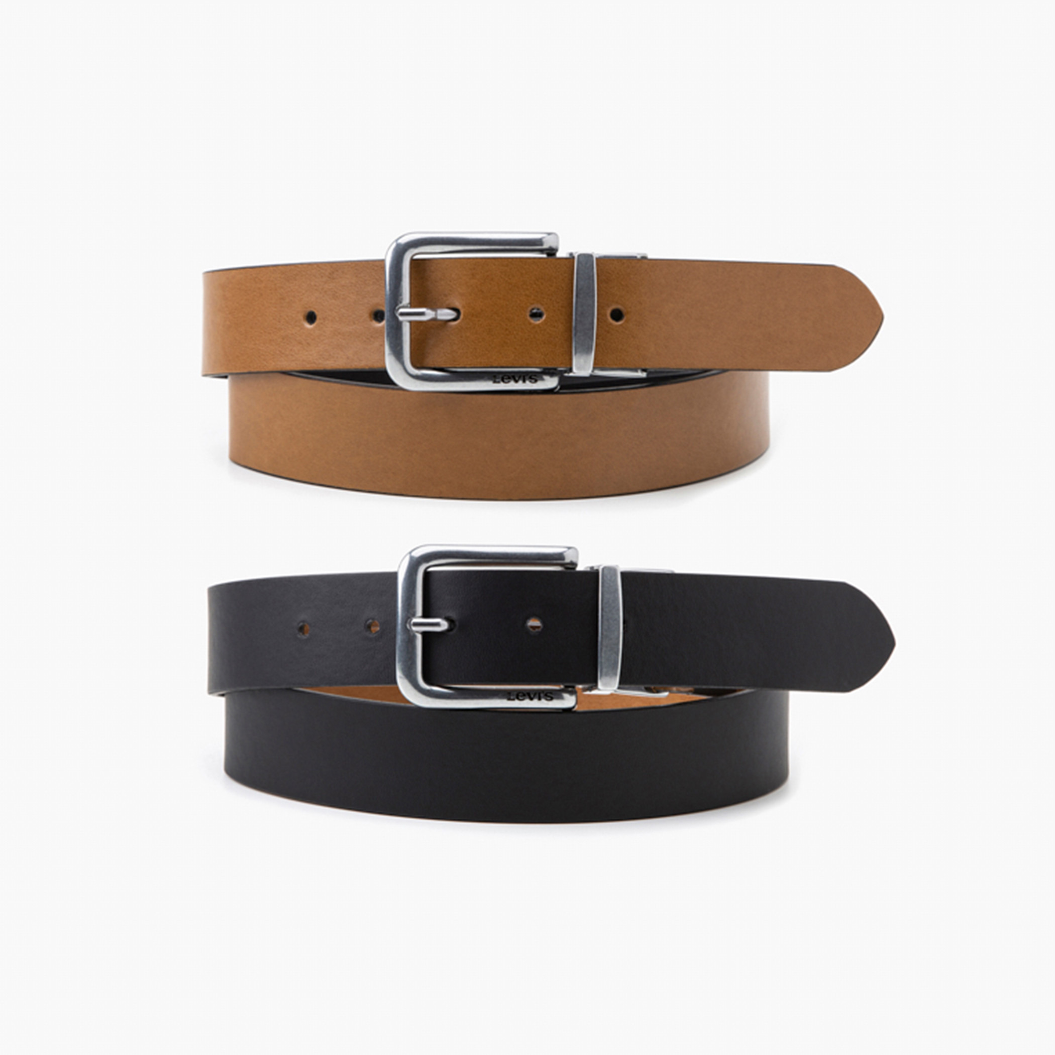 Pack of 2 Levi's Men Black & Brown Solid Belts-men-beltsandwallets-belts-image-1