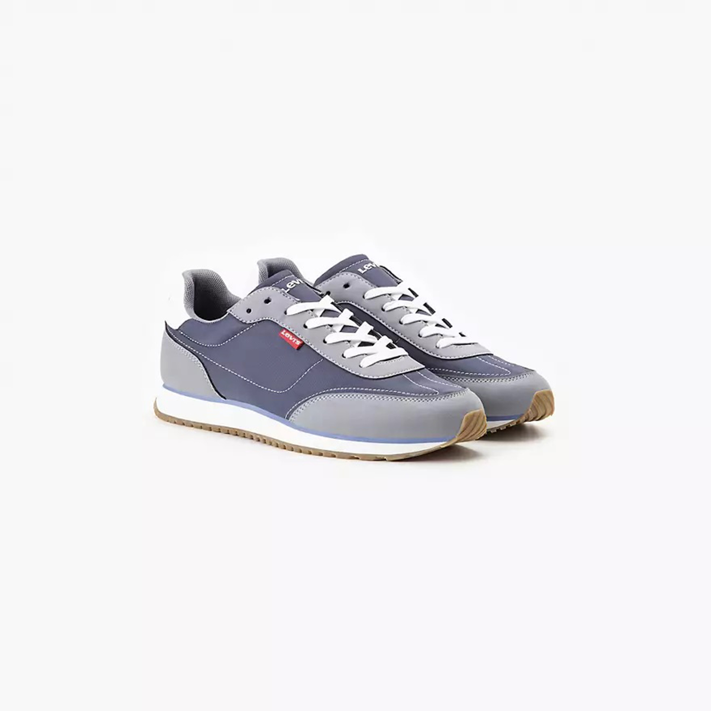حذاء Levi's الرياضي الرجالي ذو الأربطة Stag Runner ذو الرقبة المنخفضة | D70300016-men-shoes-sneakers-image-1