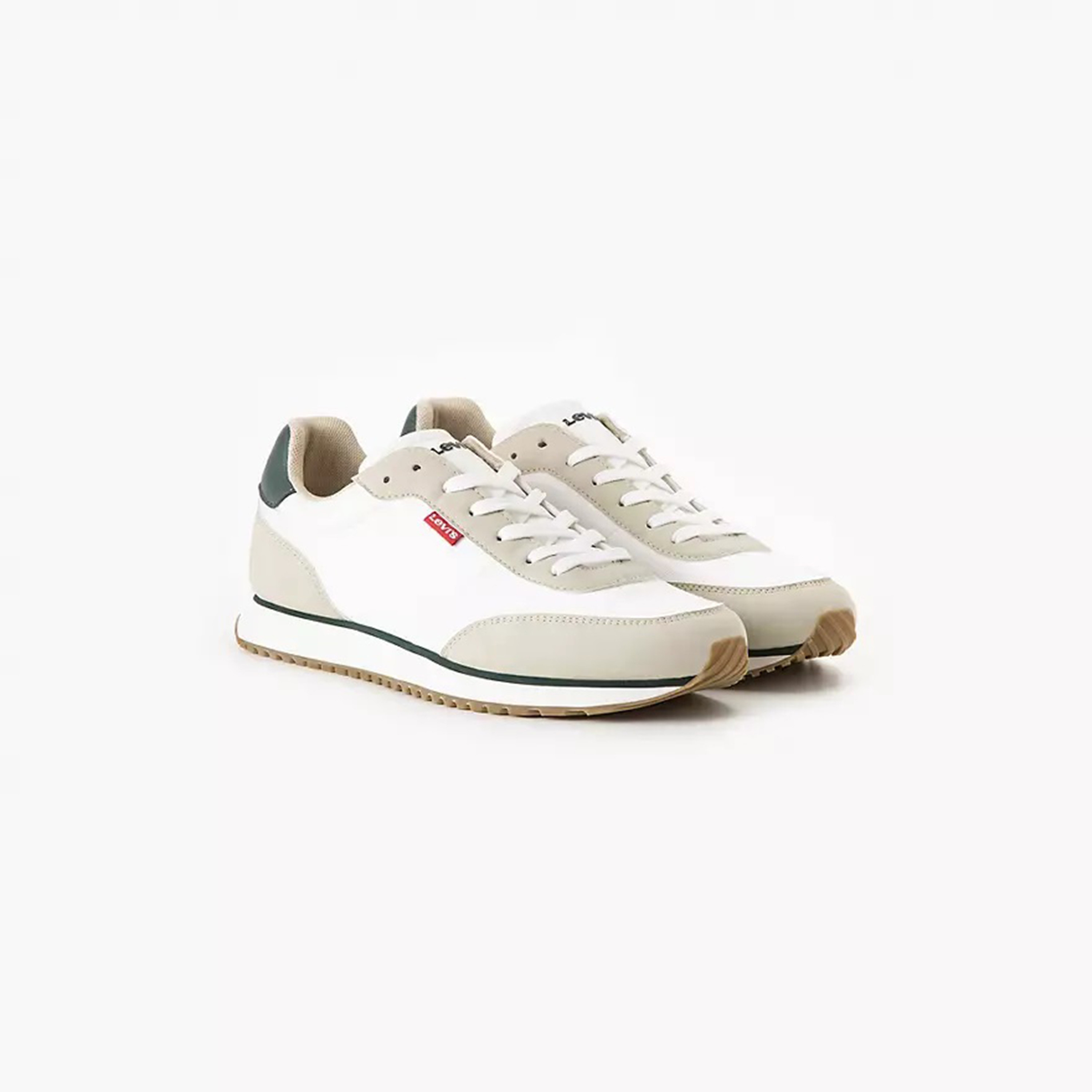 حذاء Levi's الرياضي الرجالي ذو الأربطة Stag Runner ذو الرقبة المنخفضة | D70300017-men-shoes-sneakers-image-1