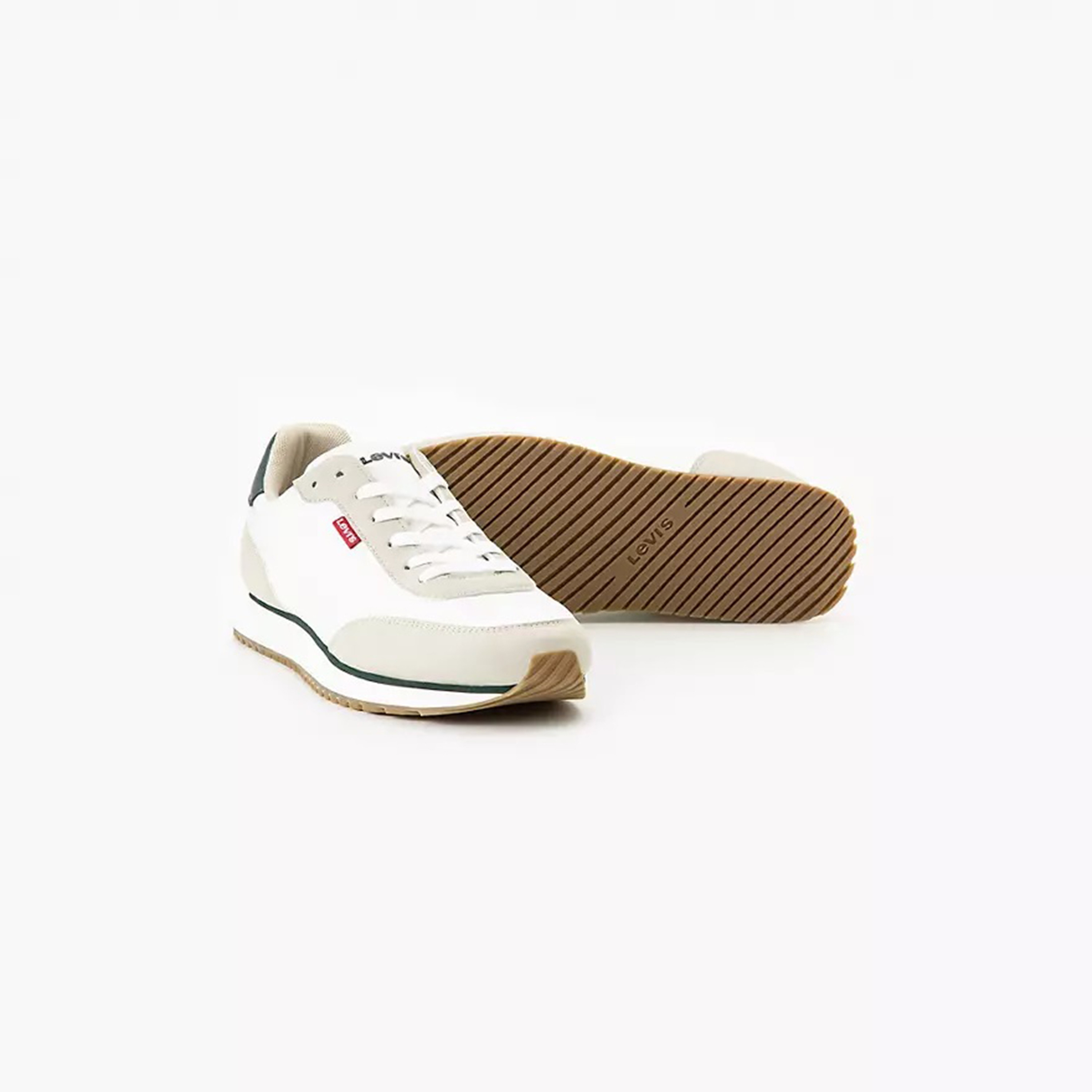 حذاء Levi's الرياضي الرجالي ذو الأربطة Stag Runner ذو الرقبة المنخفضة | D70300017-men-shoes-sneakers-image-3