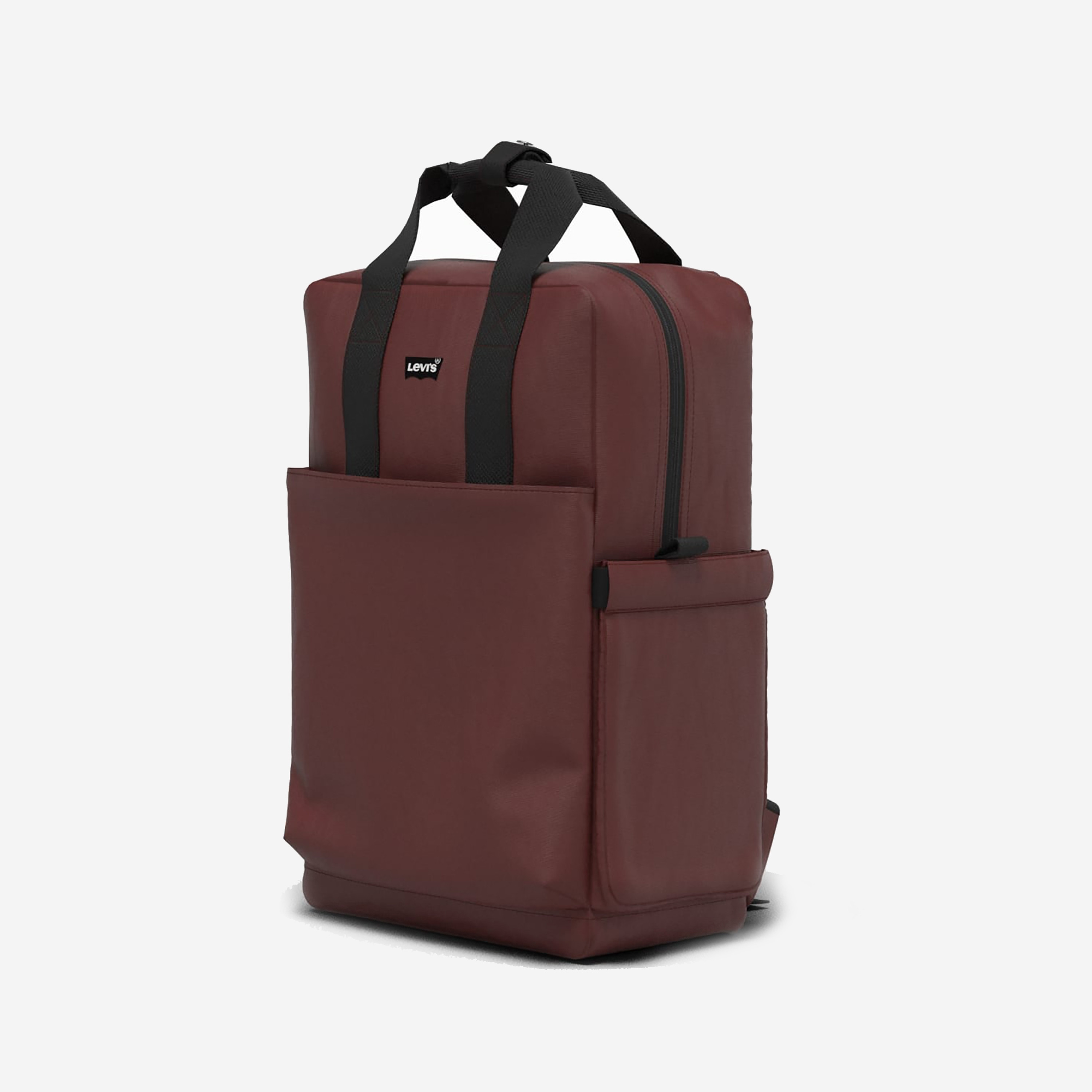 Levi's LICFFC Plain Top Grab Handle Backpack with Padded Shoulder Straps-school-bagsandbackpacks-backpacks-image-1