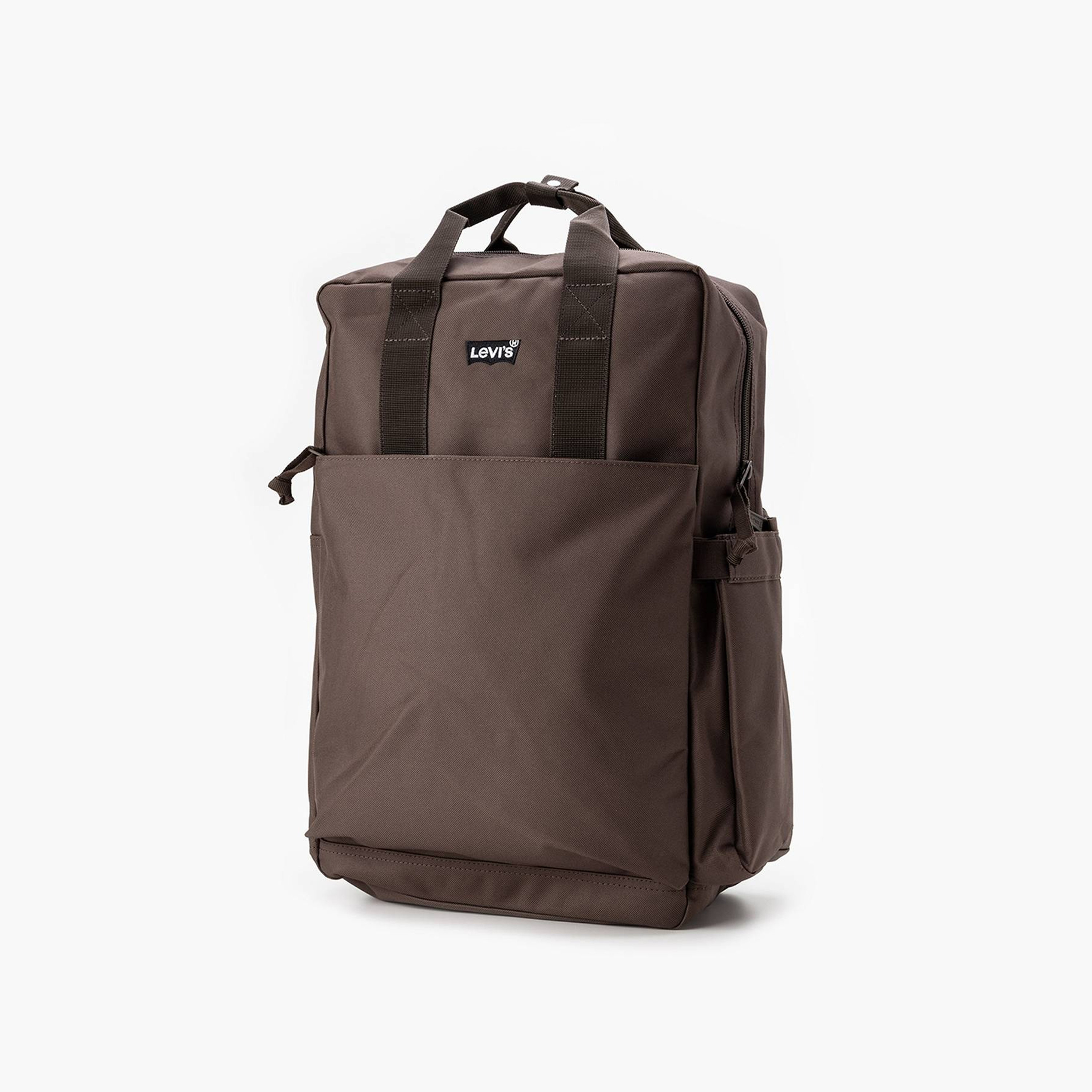 حقيبة ظهر سادة بمقبض مزدوج وسحاب إغلاق وأحزمة قابلة للتعديل من ليفايس-travel-luggagesandbags-backpacks-image-1