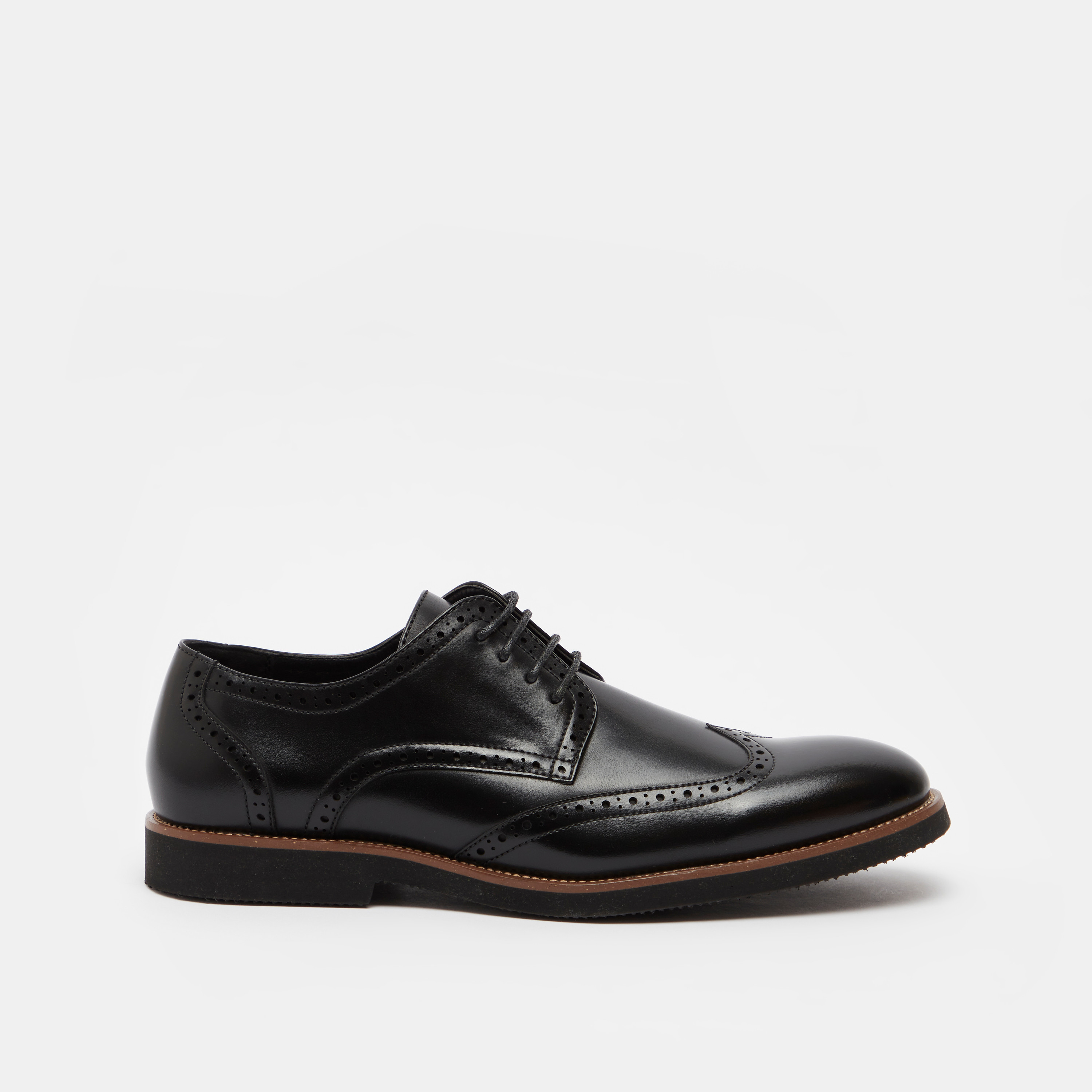 Textured Lace-Up Brogue Shoes-men-shoes-formalshoes-image-1