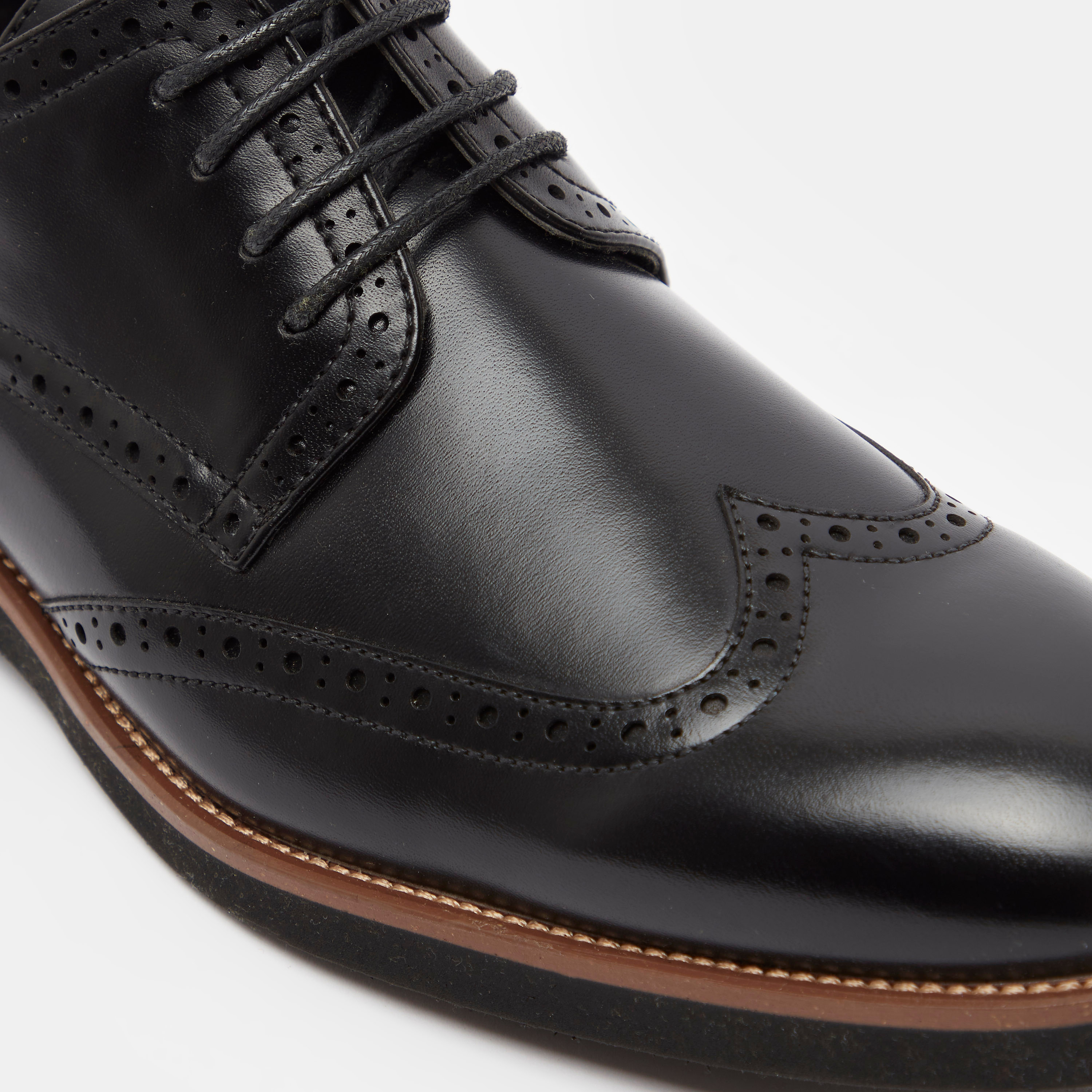 Textured Lace-Up Brogue Shoes-men-shoes-formalshoes-image-4