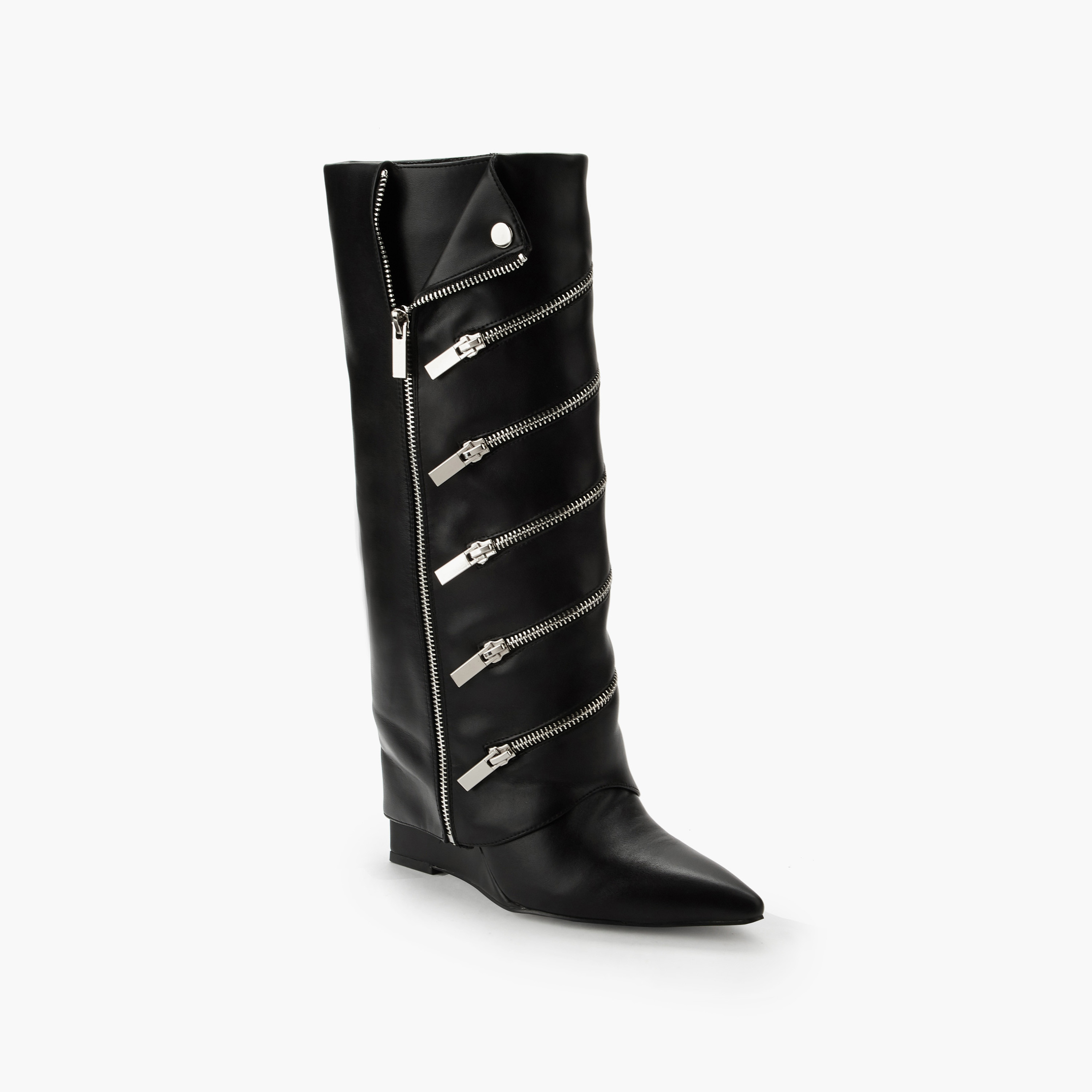 Celeste Women Zip Closure High Shaft Boots-women-shoes-boots-image-3