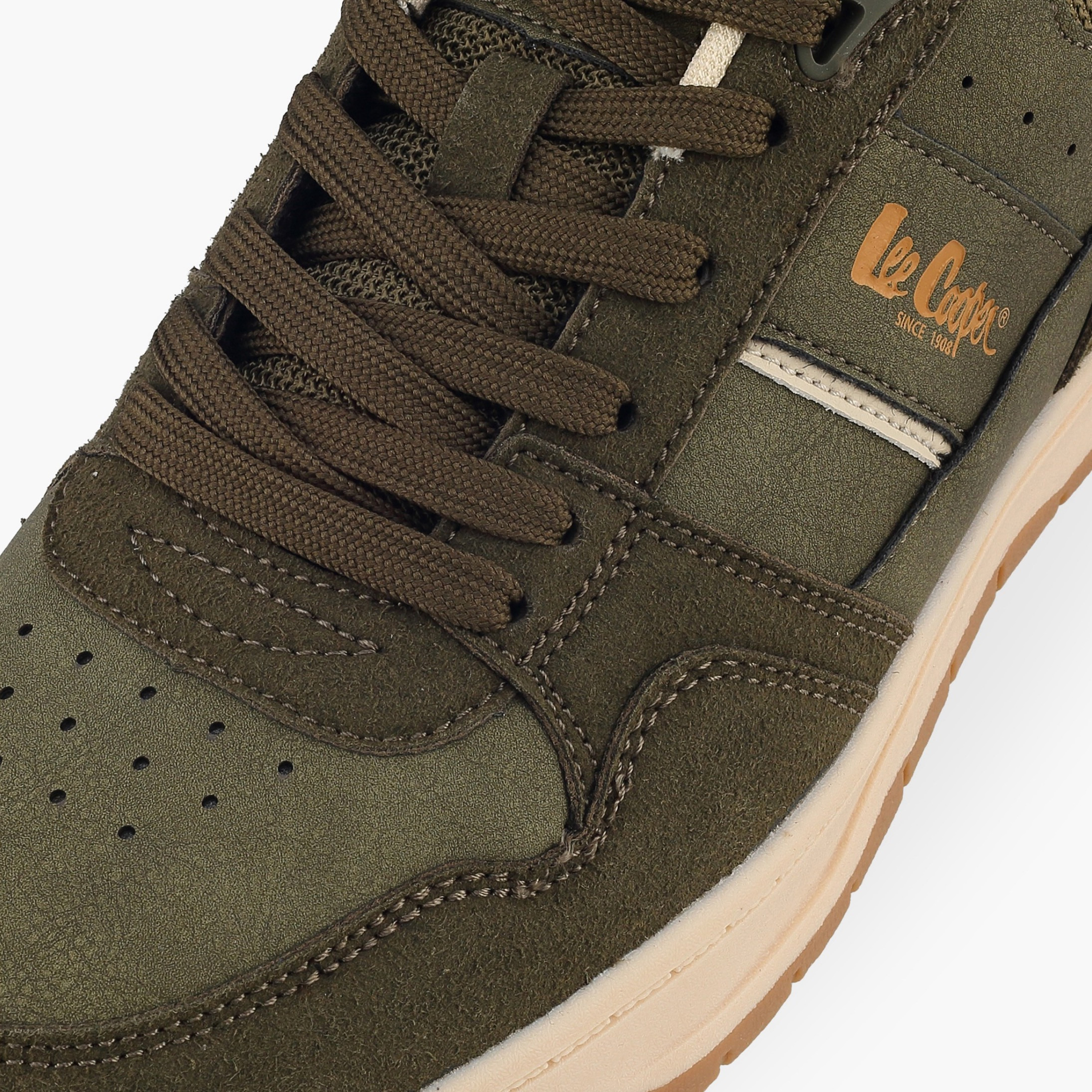 Lee Cooper Panelled Lace-Up Ankle Sneakers-men-shoes-sneakers-image-4