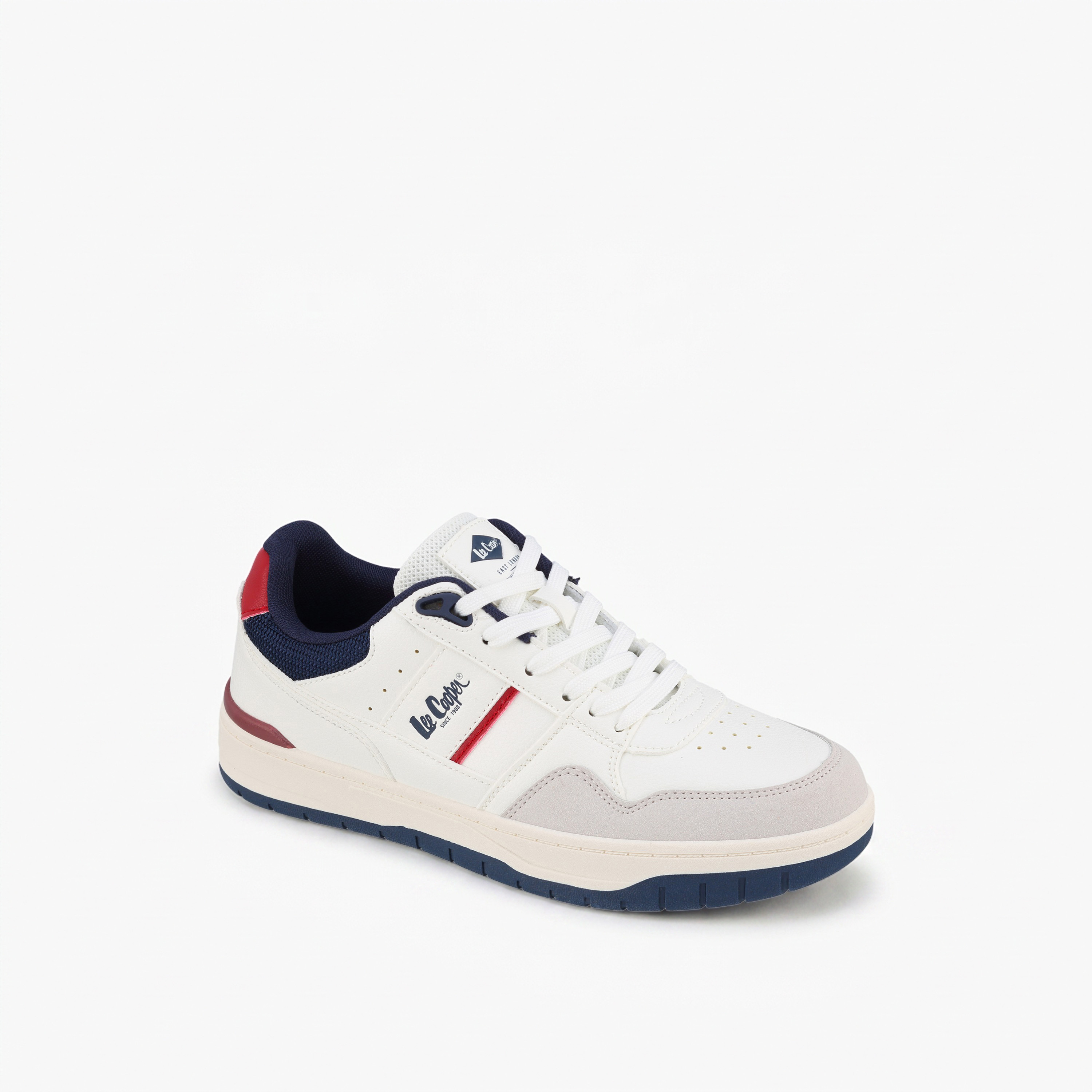 Lee Cooper Panelled Lace-Up Ankle Sneakers-men-shoes-sneakers-image-2