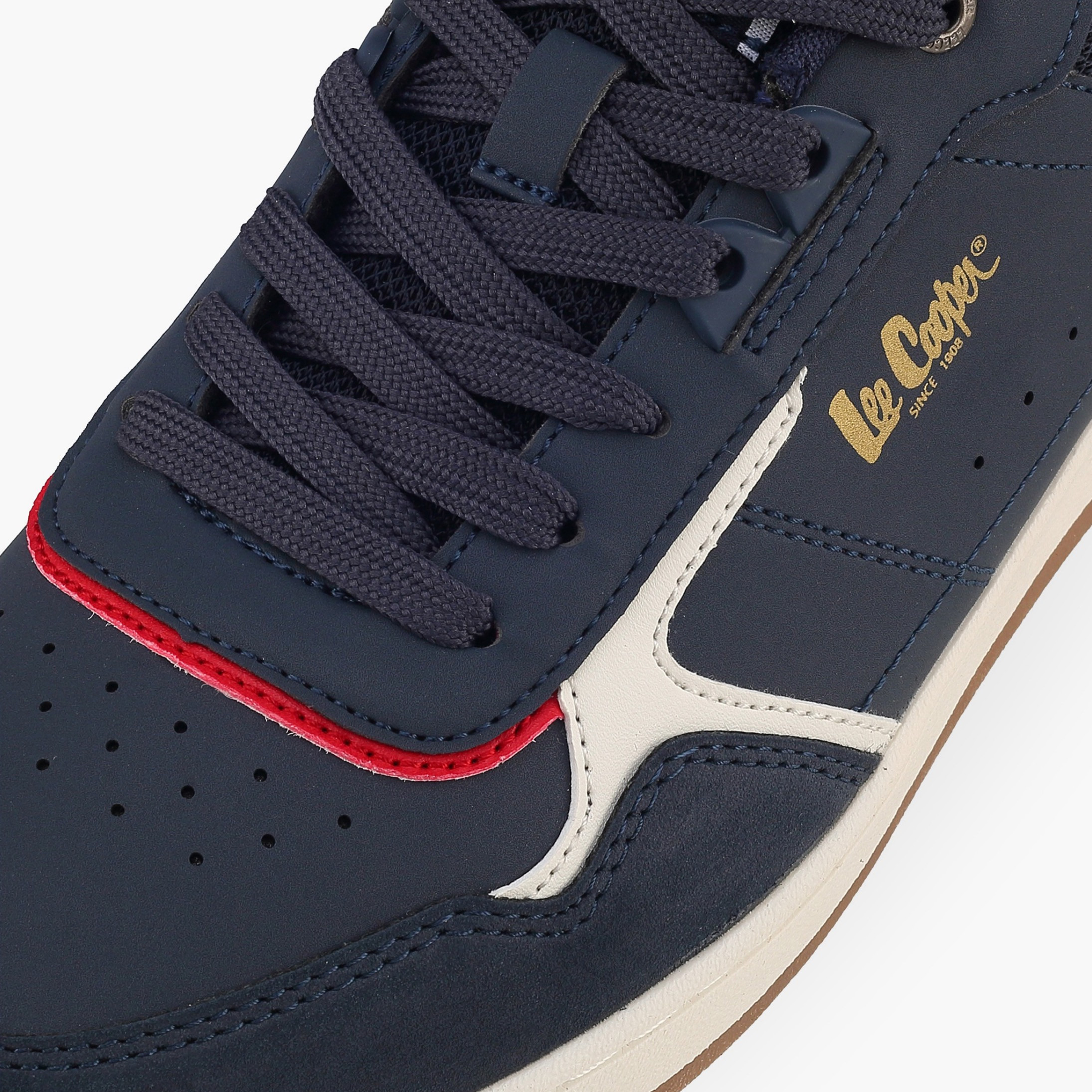 Lee Cooper Men Panelled Lace-Up Ankle Sneakers-men-shoes-sneakers-image-4