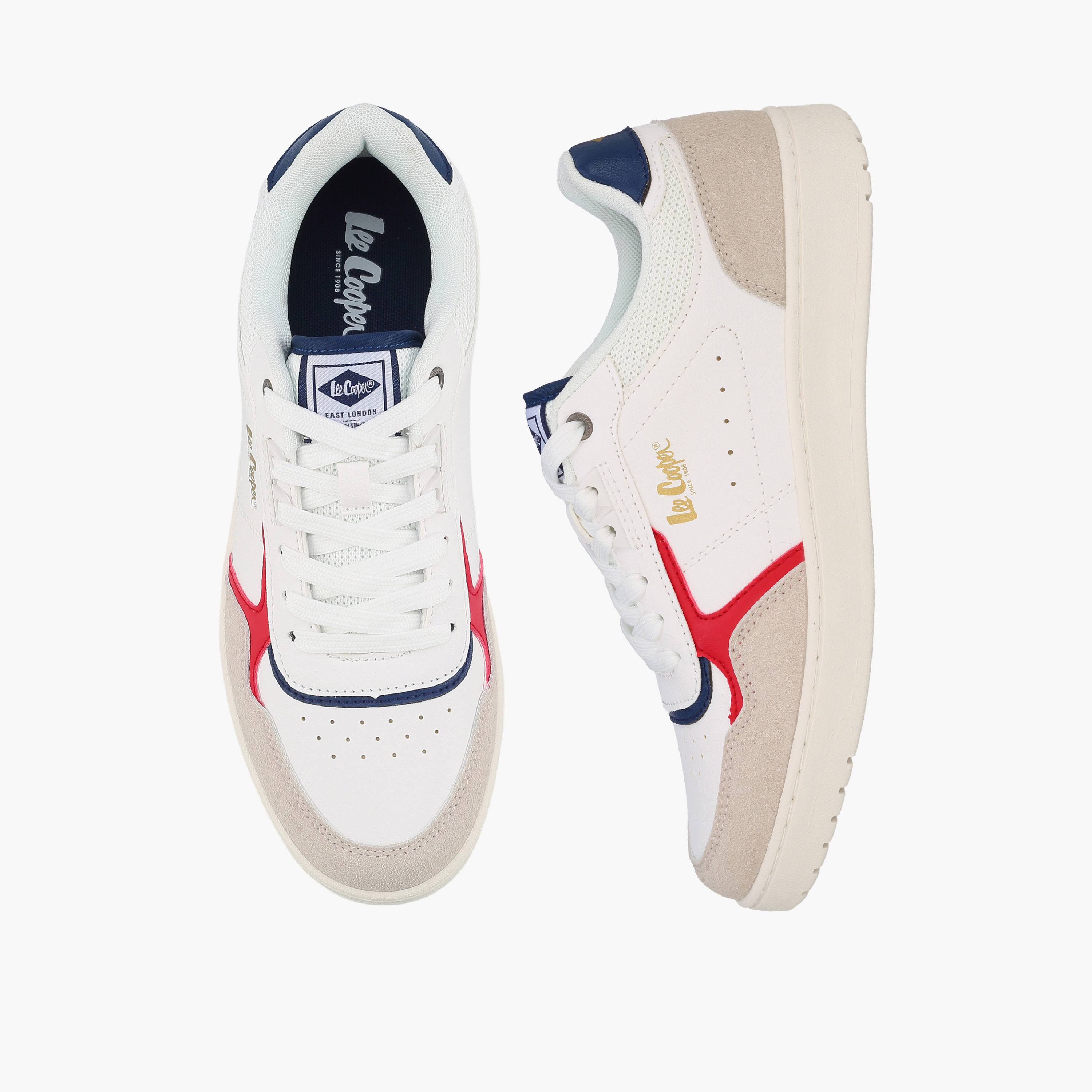 حذاء سنيكرز بطول الكاحل ورباط إغلاق للرجال من لي كوبر-men-shoes-sneakers-image-1