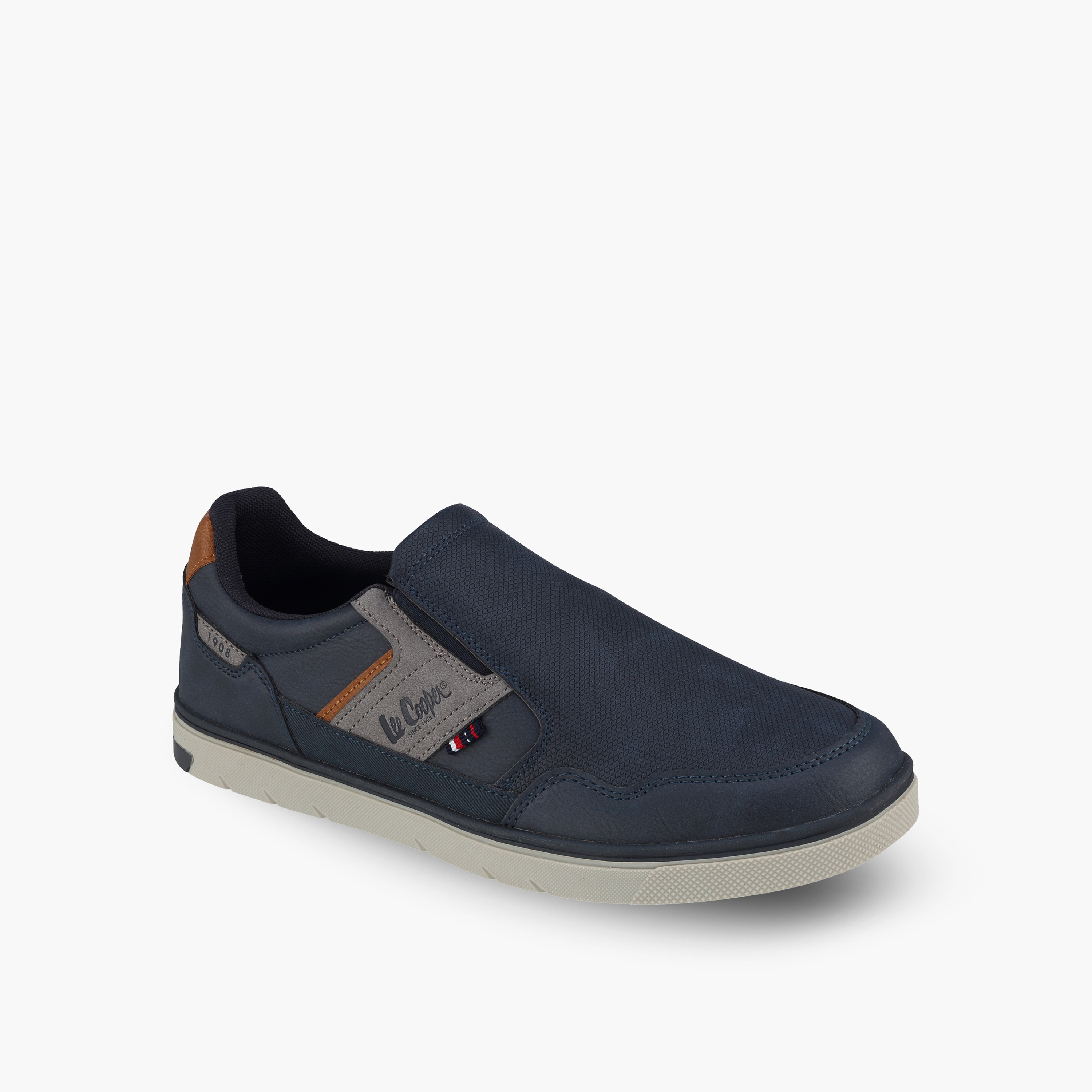 Lee Cooper Men Panelled Slip-On Loafers-men-shoes-loafersandmoccasins-image-2