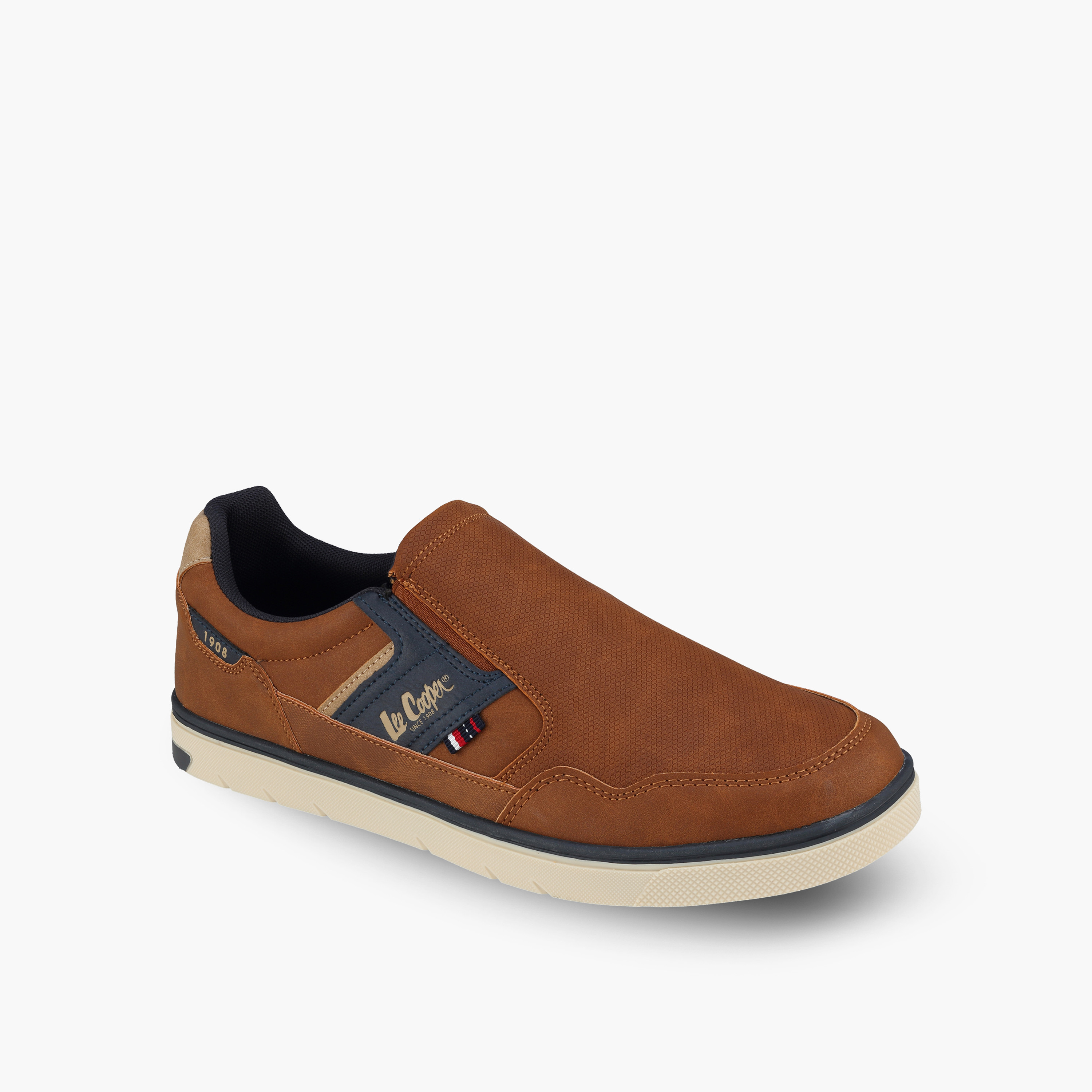Lee Cooper Men Panelled Slip-On Loafers-men-shoes-loafersandmoccasins-image-2