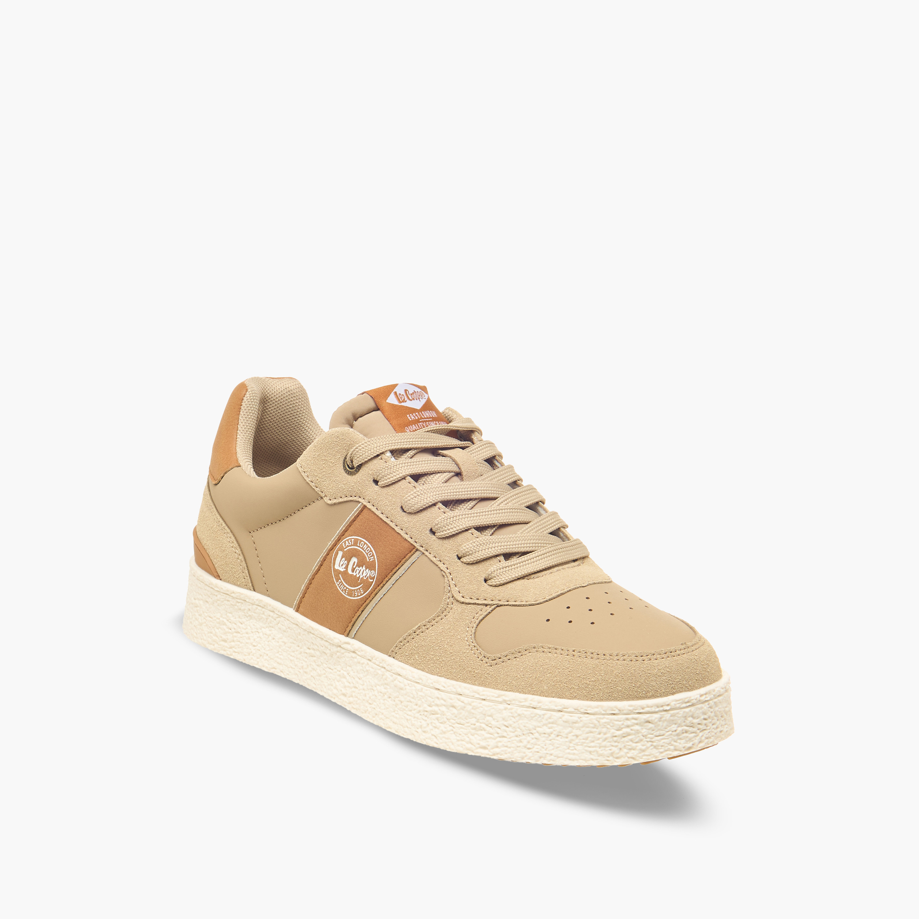 Lee Cooper Men Panelled Lace-Up Sneakers-men-shoes-sneakers-image-2
