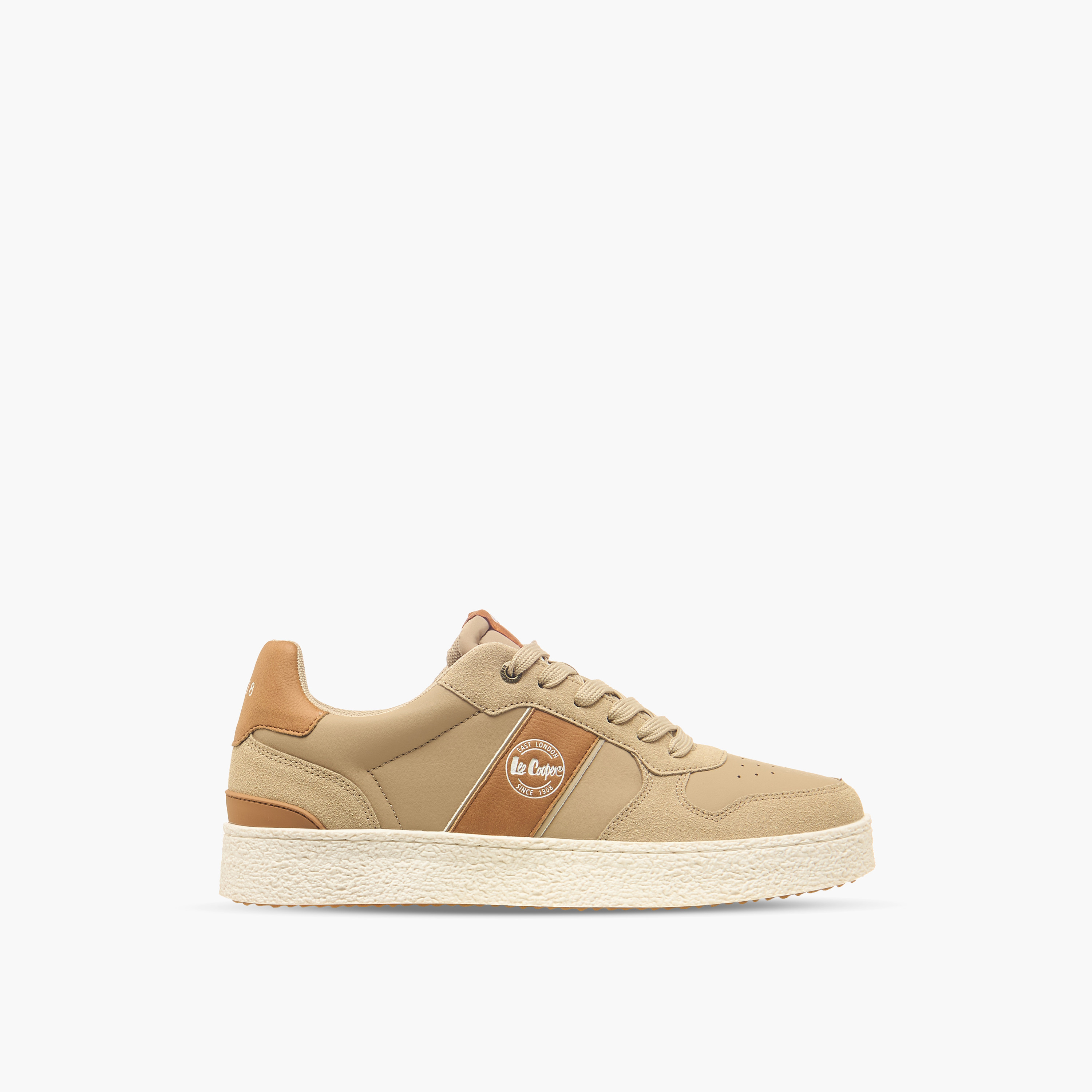 Lee Cooper Men Panelled Lace-Up Sneakers-men-shoes-sneakers-image-3