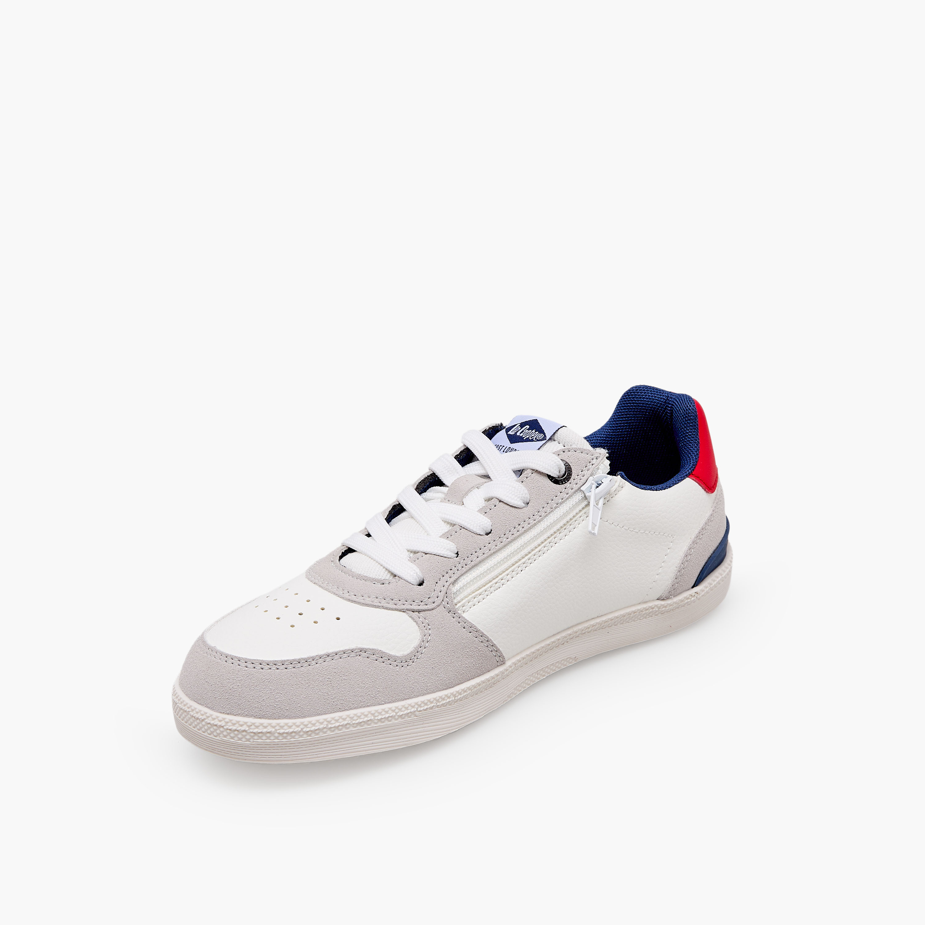Lee Cooper Boys Panelled Lace-Up Sneakers-boys-shoes-sneakers-image-4