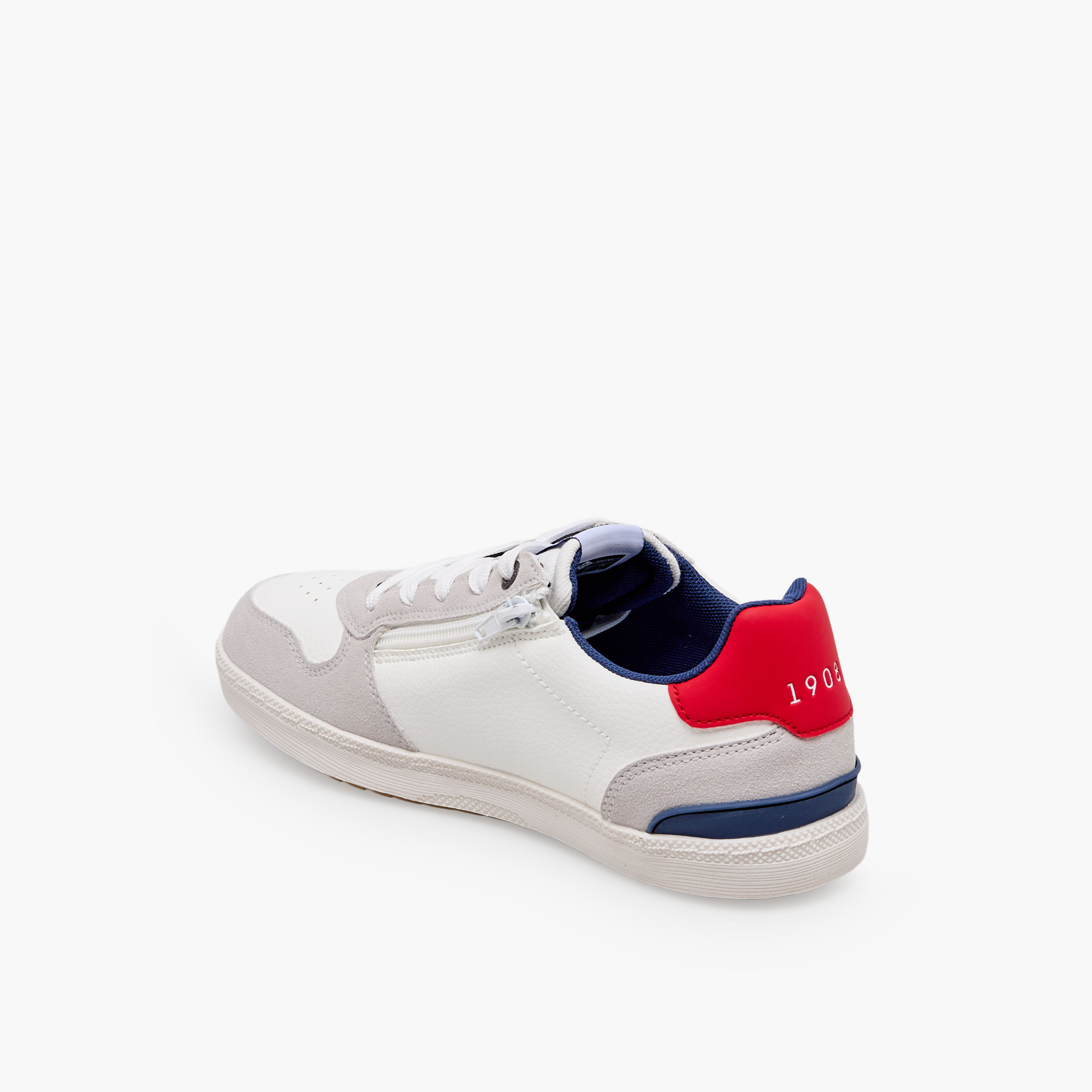 Lee Cooper Boys Panelled Lace-Up Sneakers-boys-shoes-sneakers-image-5