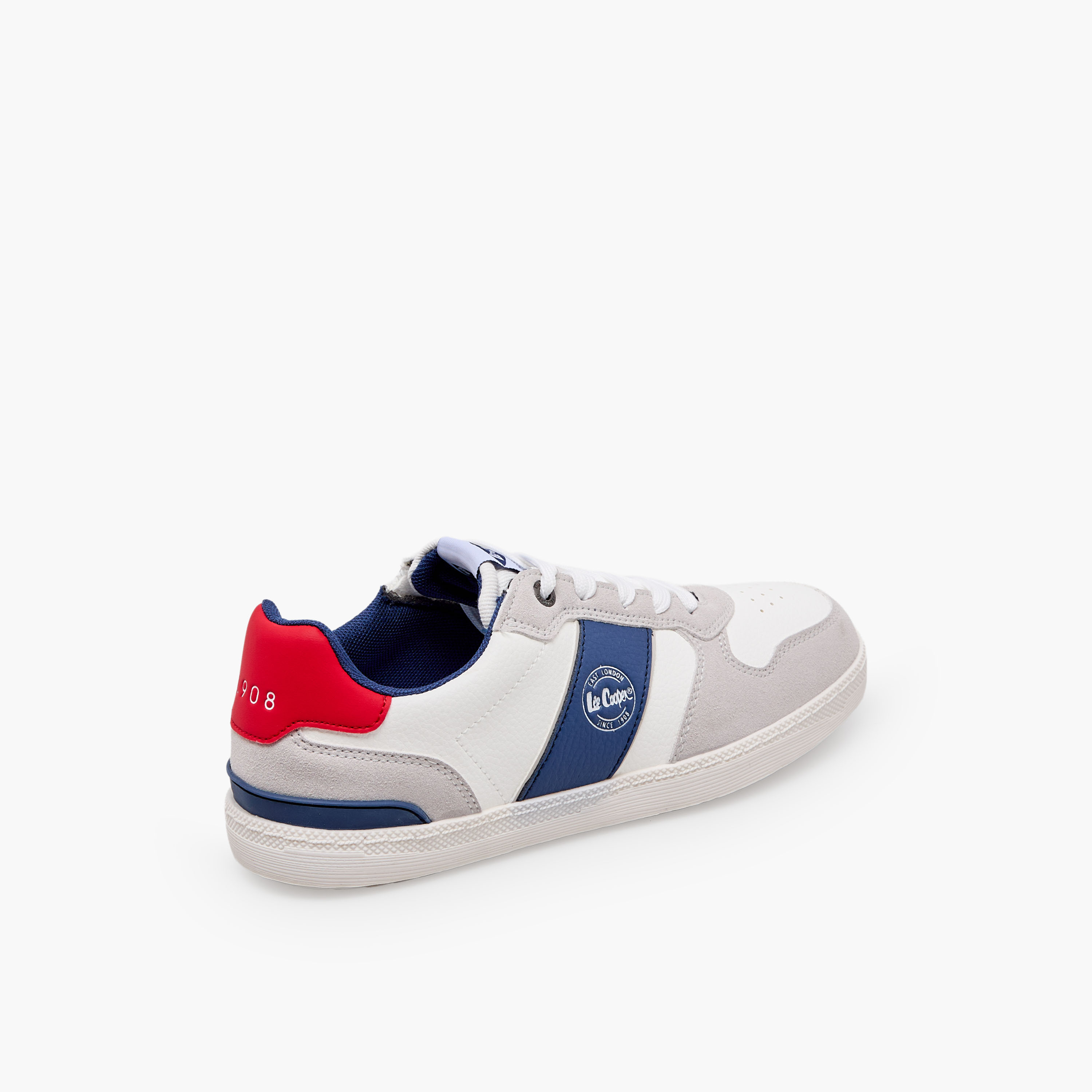 Lee Cooper Boys Panelled Lace-Up Sneakers-boys-shoes-sneakers-image-6