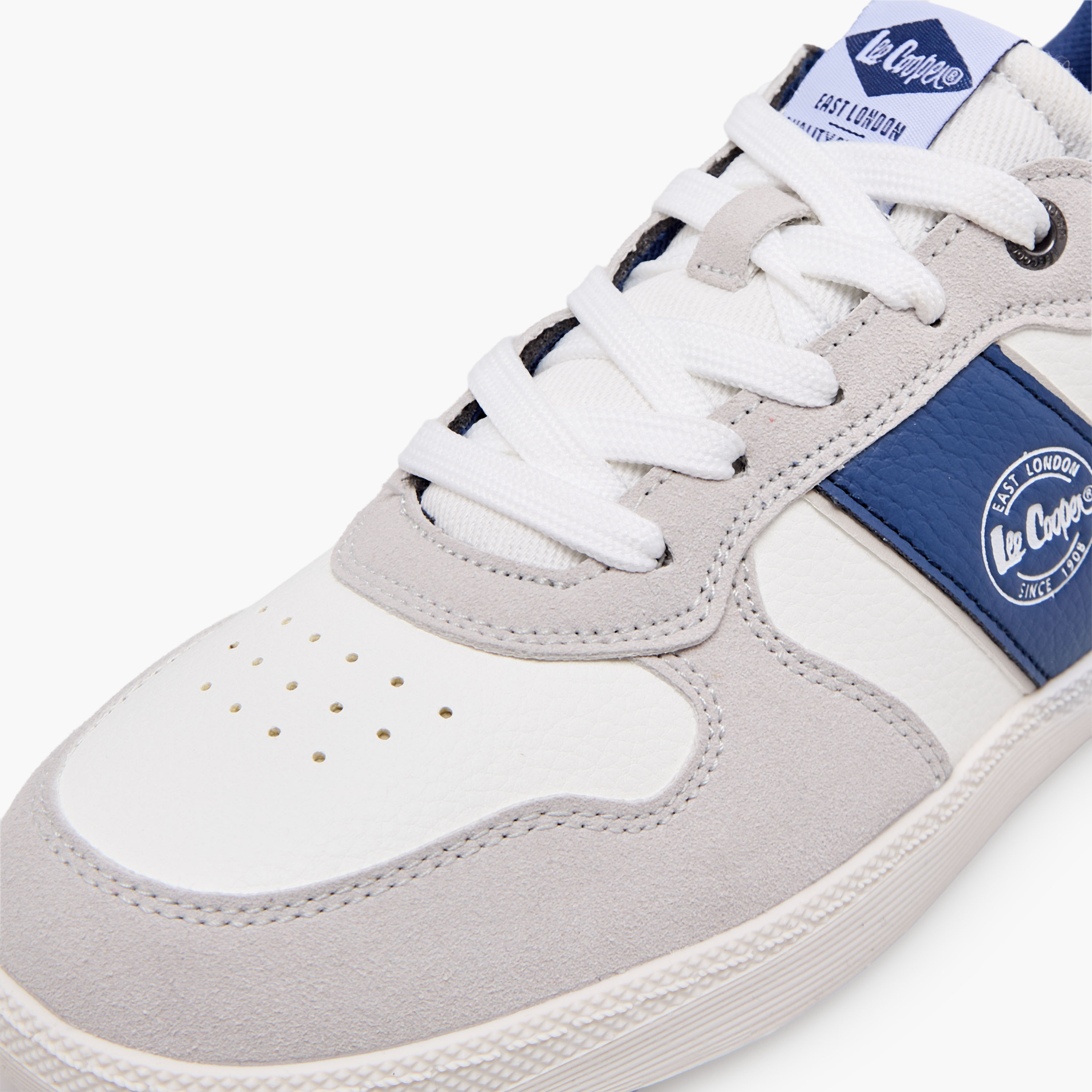 Lee Cooper Boys Panelled Lace-Up Sneakers-boys-shoes-sneakers-image-7