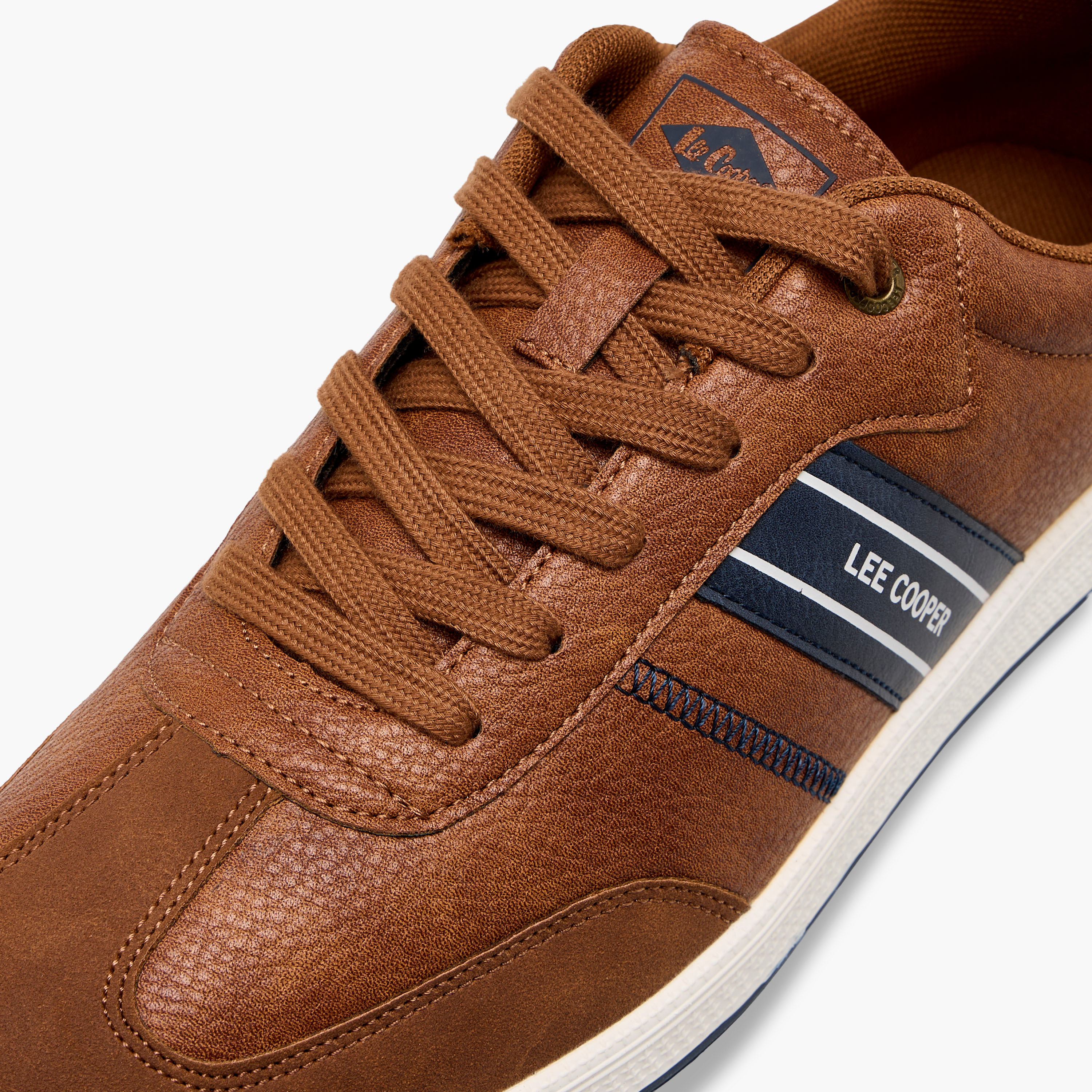 حذاء سنيكرز برقبة كاحل برباط للرجال من لي كوبر-men-shoes-sneakers-image-4