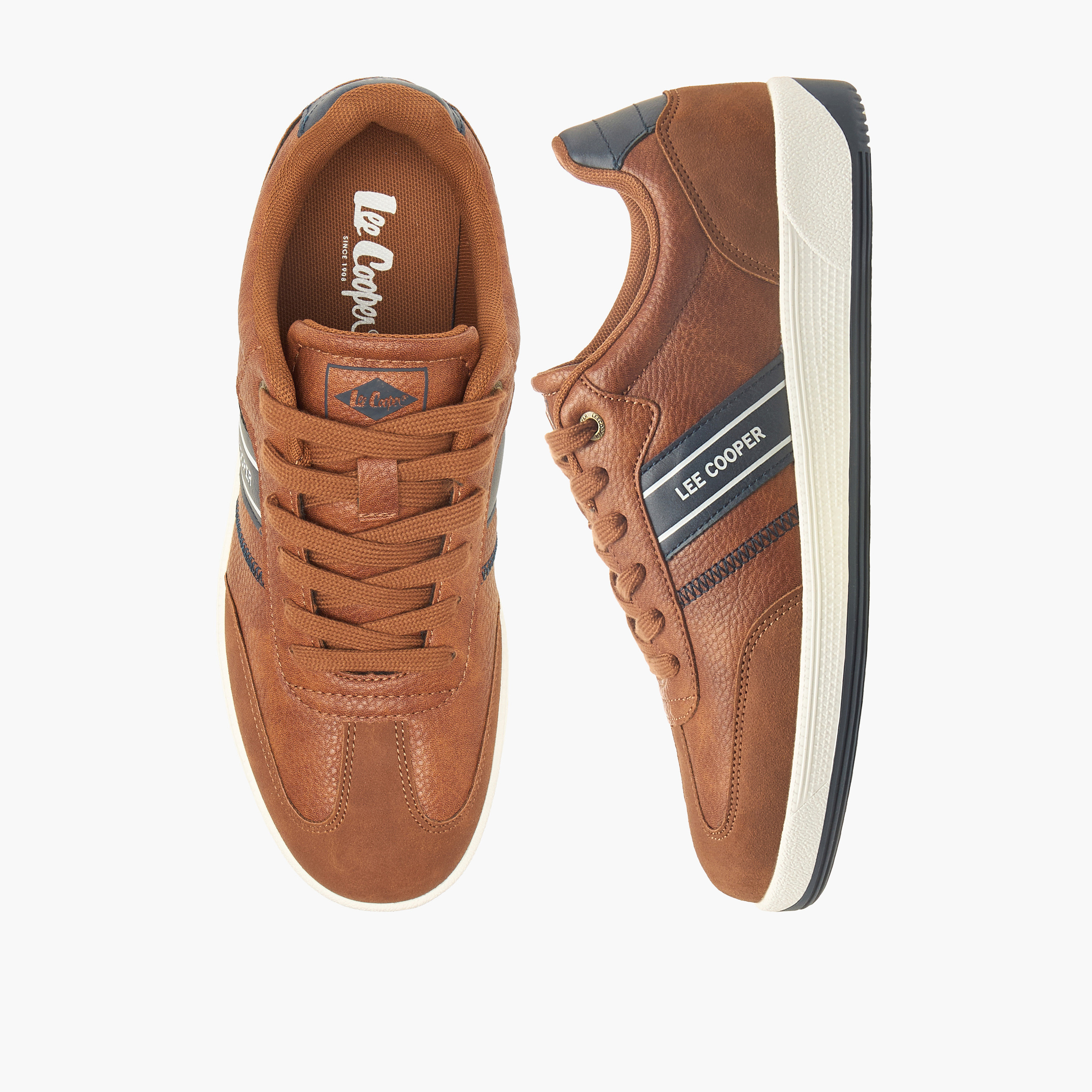 Lee Cooper Men Lace-Up Sneakers-men-shoes-sneakers-image-1