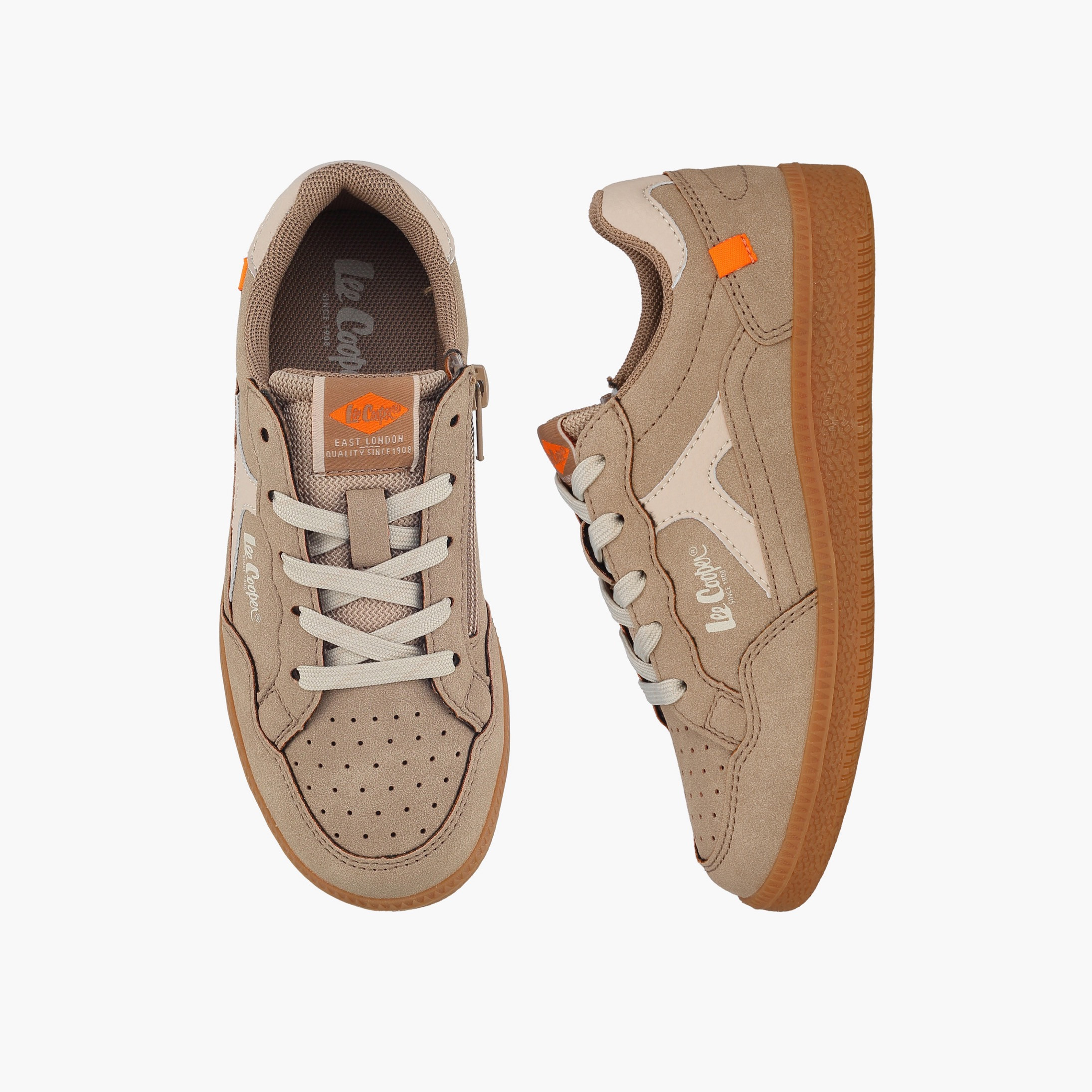 حذاء سنيكرز للكاحل برباط للأولاد من لي كوبر-boys-shoes-sneakers-image-1