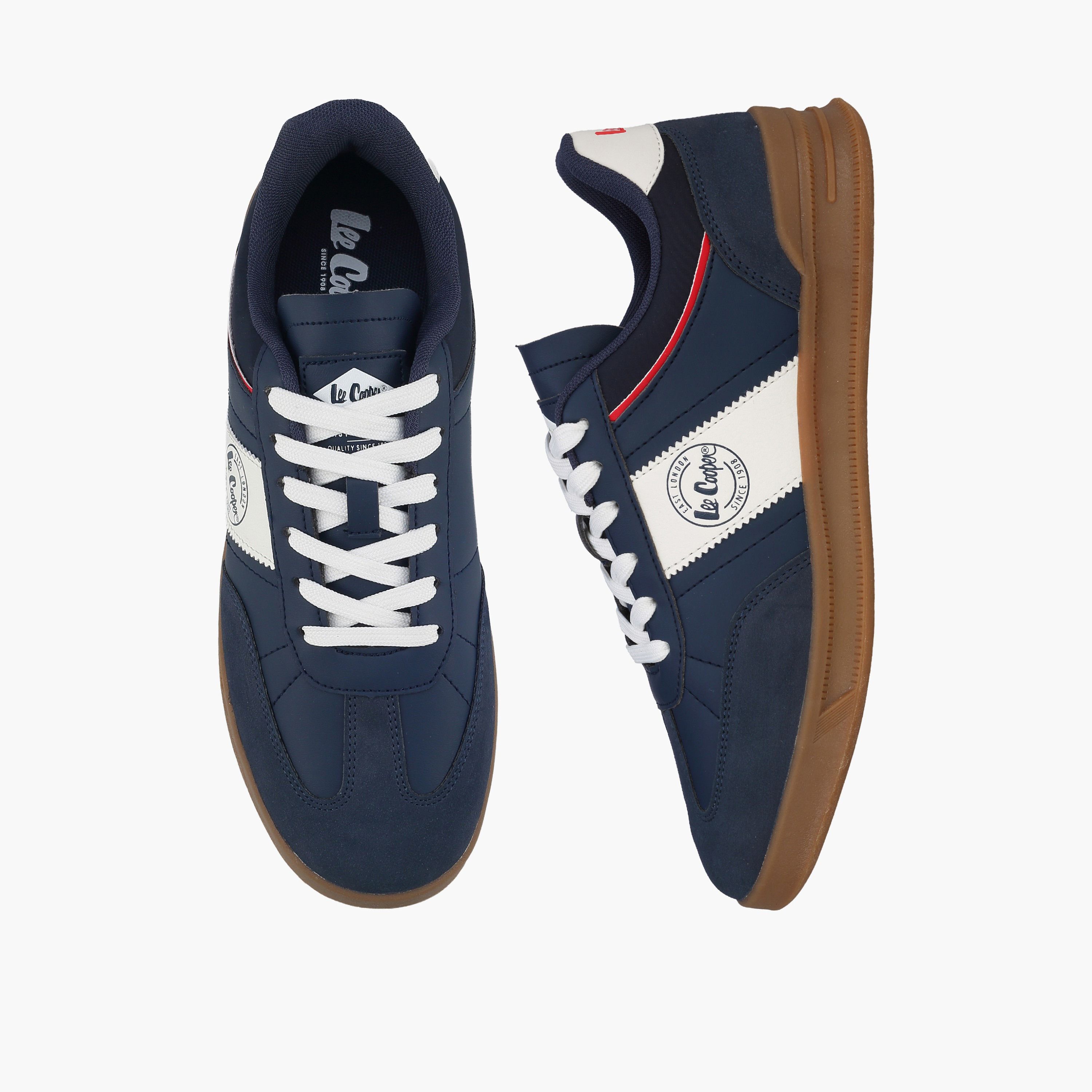 Lee Cooper Men Lace-Up Ankle Sneakers-men-shoes-sneakers-image-1