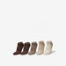 Duchini Textured Ankle Length Socks - Set of 5-Men%27s Socks-thumbnailMobile-0
