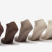Duchini Textured Ankle Length Socks - Set of 5-Men%27s Socks-thumbnail-1