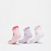 Kappa Textured Ankle Length Socks - Set of 3-Girl%27s Socks & Tights-thumbnail-1