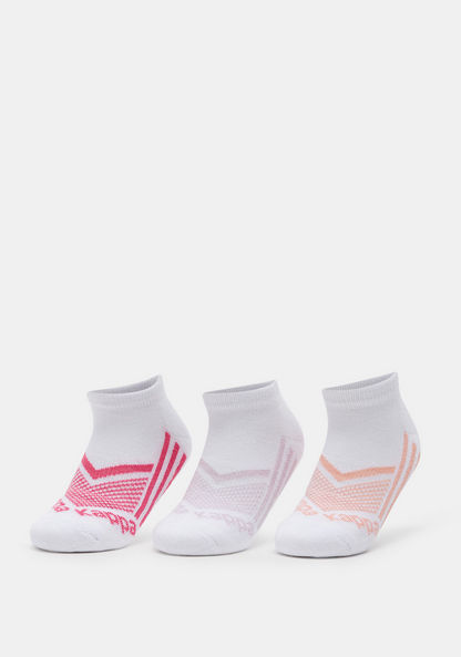 Kappa Printed Ankle Length Socks - Set of 3-Girl%27s Socks and Tights-image-0