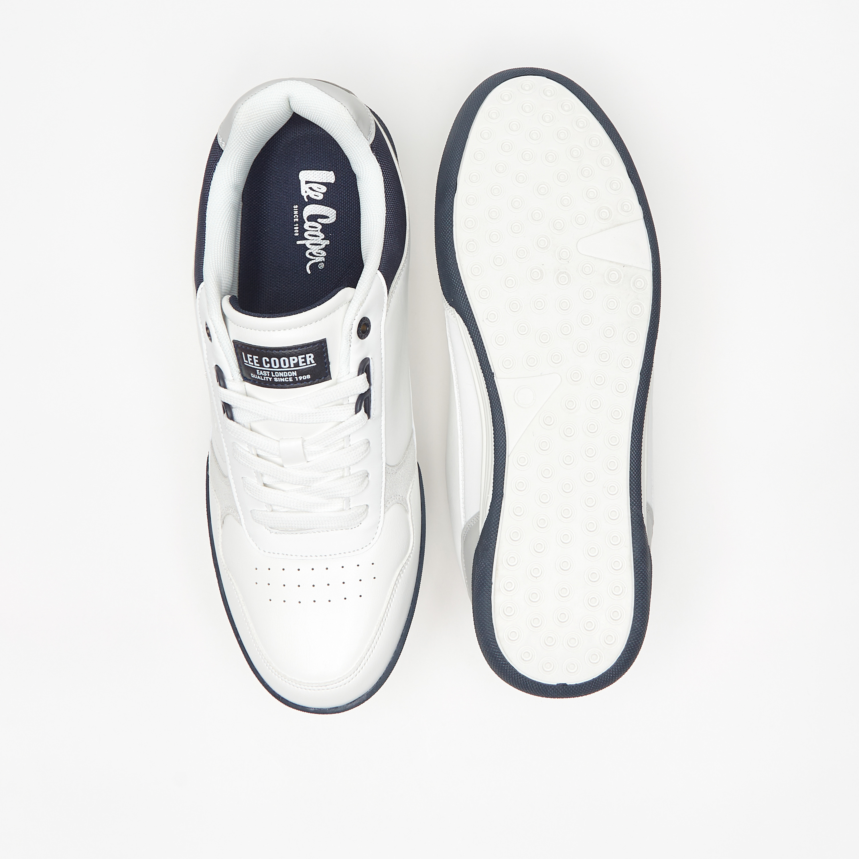 حذاء سنيكرز مثقّب برباط إغلاق للرجال من لي كوبر-men-shoes-sneakers-image-10
