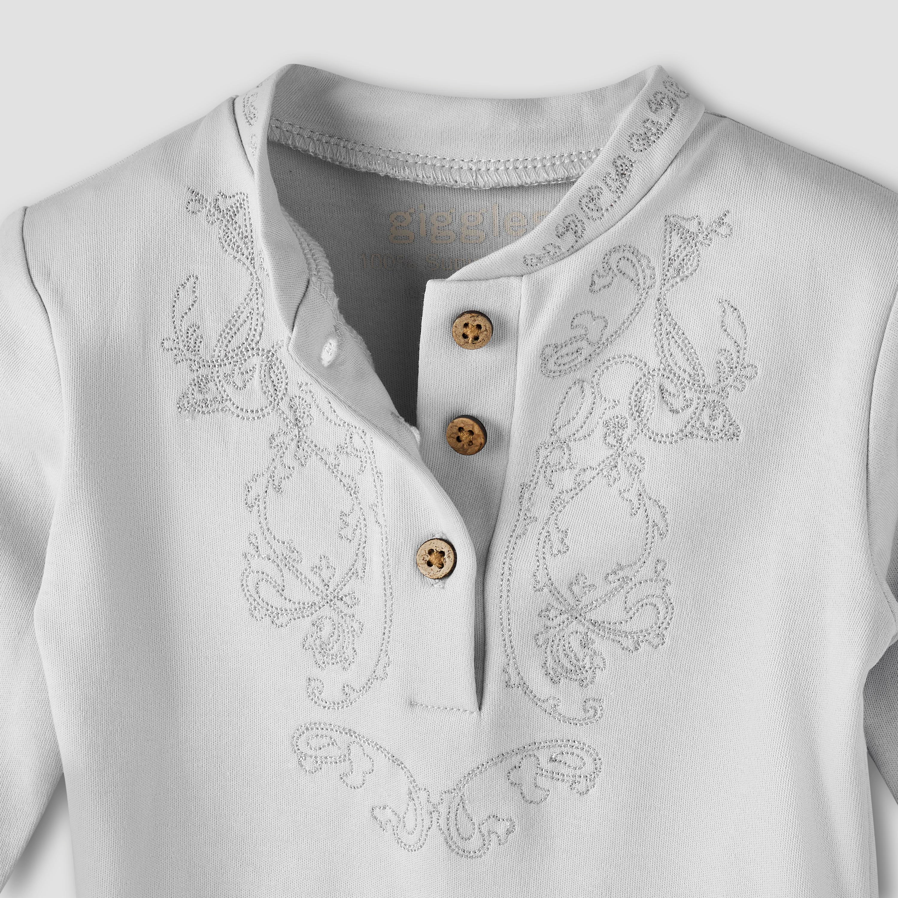 Giggles Cotton Mandarin Collar Long Sleeves Pyjama Set with Embroidery-baby-boys-clothing-nightwear-pyjamasets-image-7