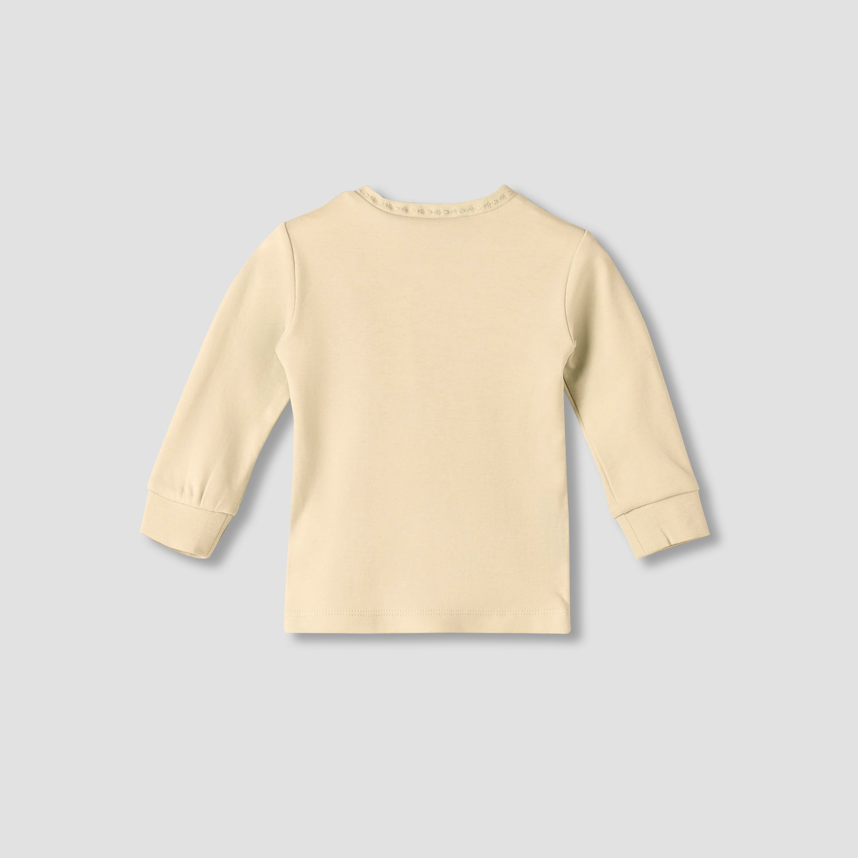 طقم بيجاما قطن بأكمام طويلة ورقبة ماندارين وتطريز من جيجلز-baby-boys-clothing-nightwear-pyjamasets-image-5