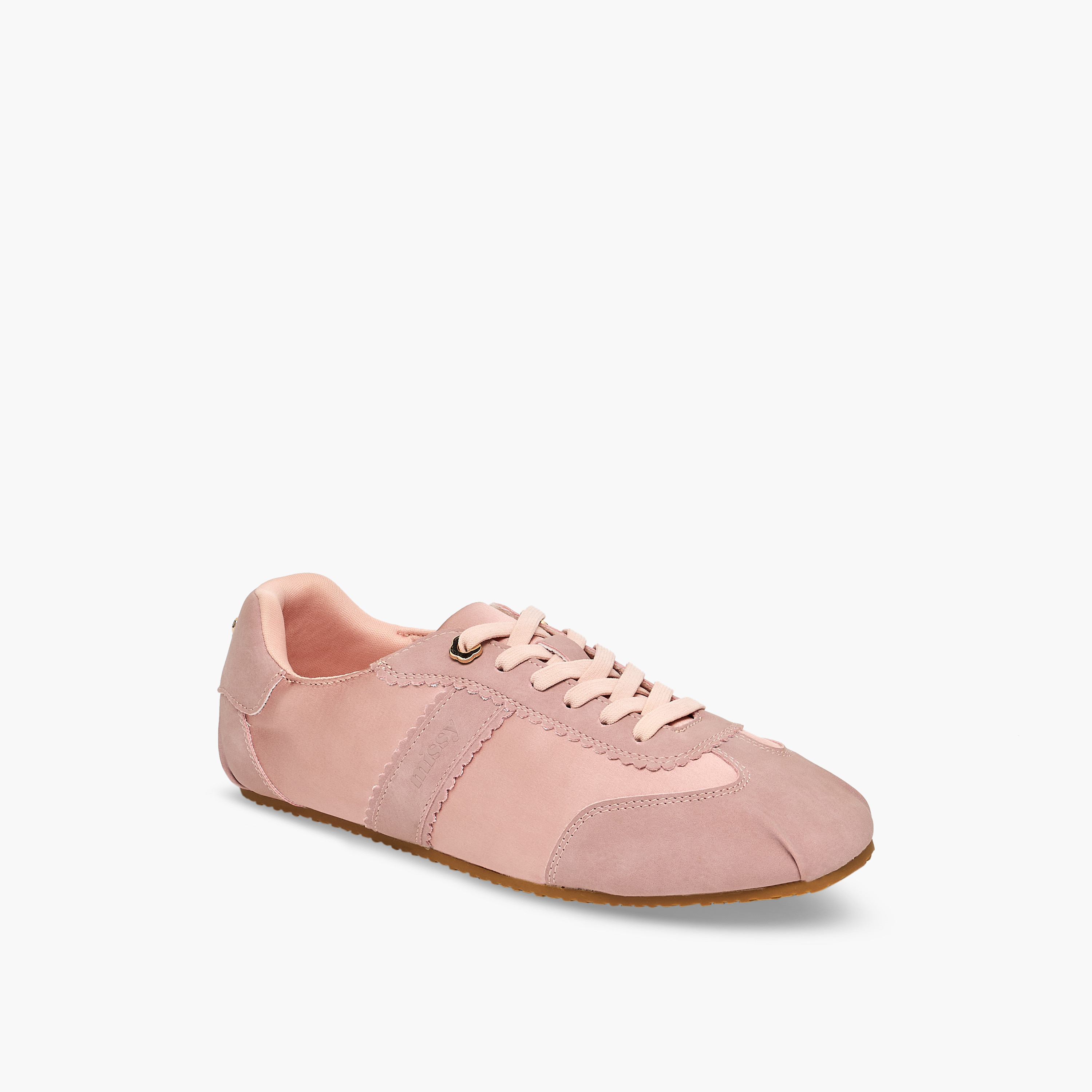 Missy Women Scallop Trim Lace-Up Ankle Sneakers-women-shoes-sneakers-image-2