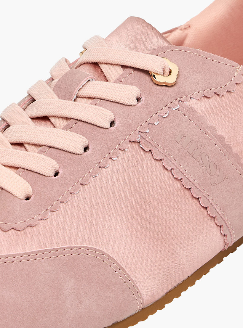 Missy Women Scallop Trim Lace-Up Ankle Sneakers-women-shoes-sneakers-image-4