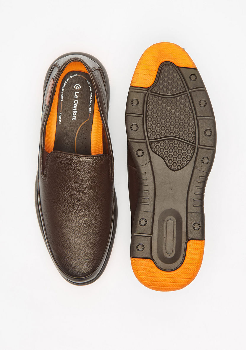 Le Confort Solid Slip-On Loafers-Loafers-image-3