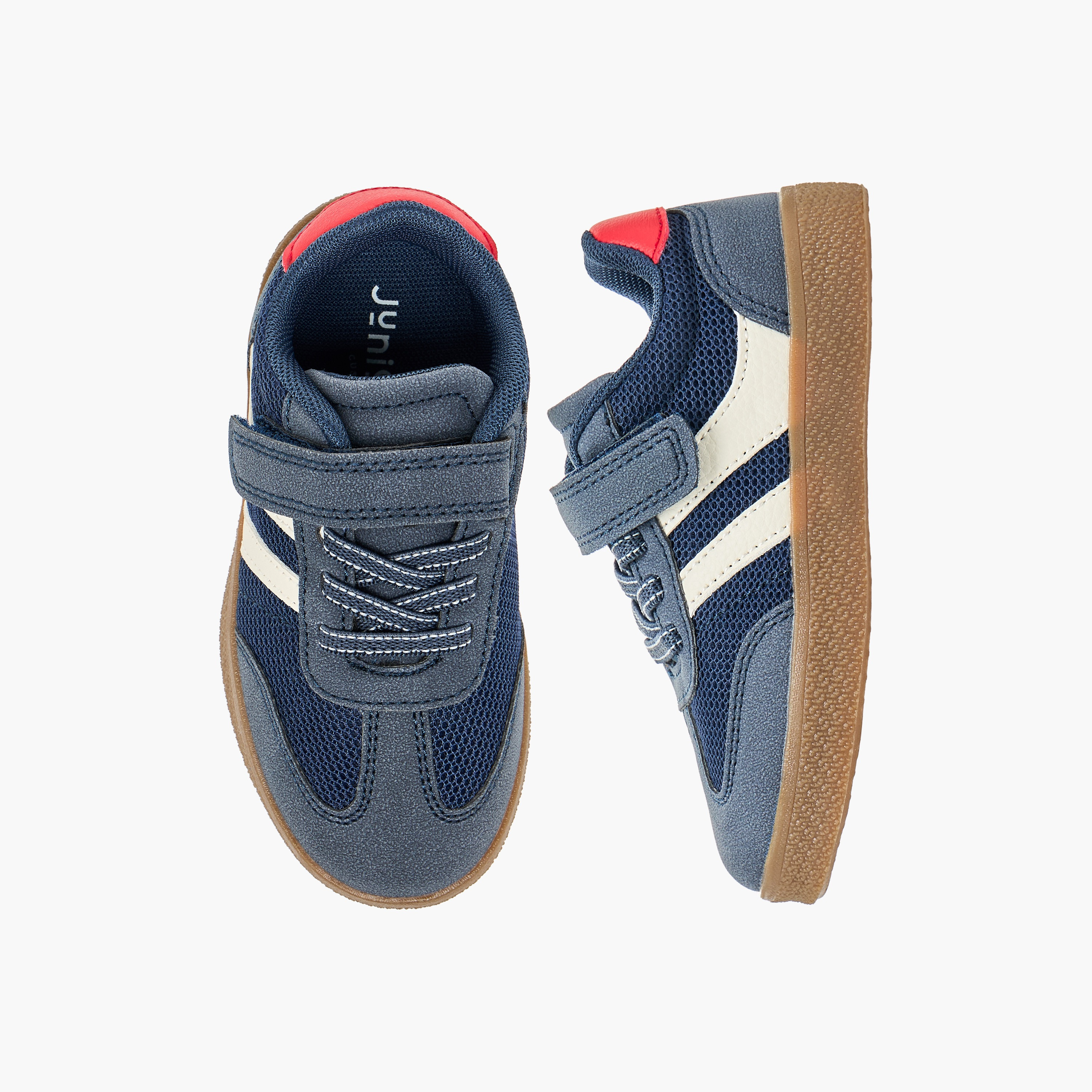 حذاء سنيكرز بشريط لاصق للأولاد من جونيورز-boys-shoes-sneakers-image-1
