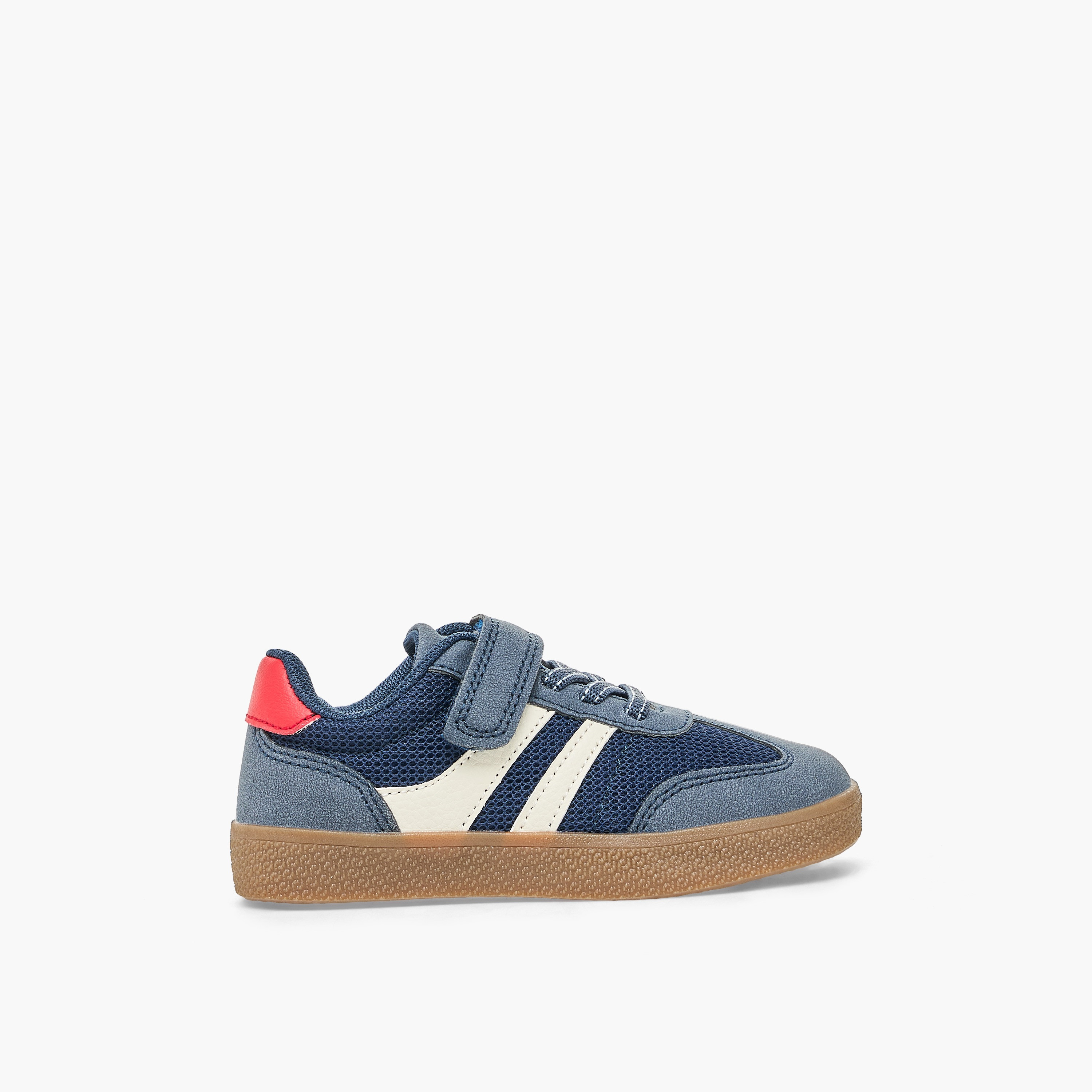 حذاء سنيكرز بشريط لاصق للأولاد من جونيورز-boys-shoes-sneakers-image-3