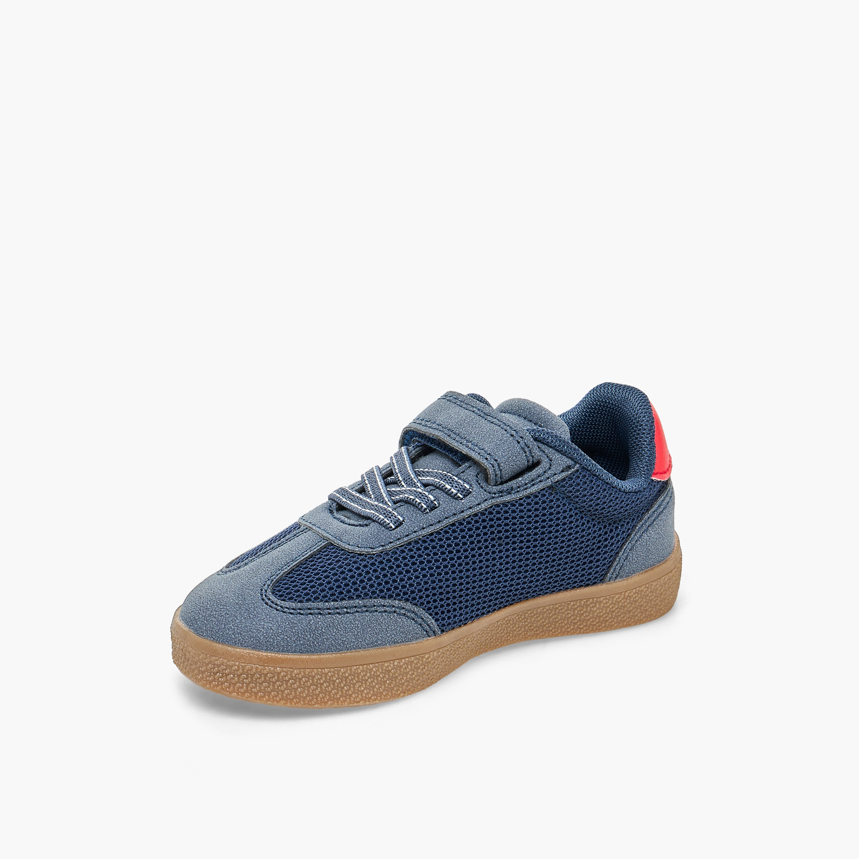 حذاء سنيكرز بشريط لاصق للأولاد من جونيورز-boys-shoes-sneakers-image-4