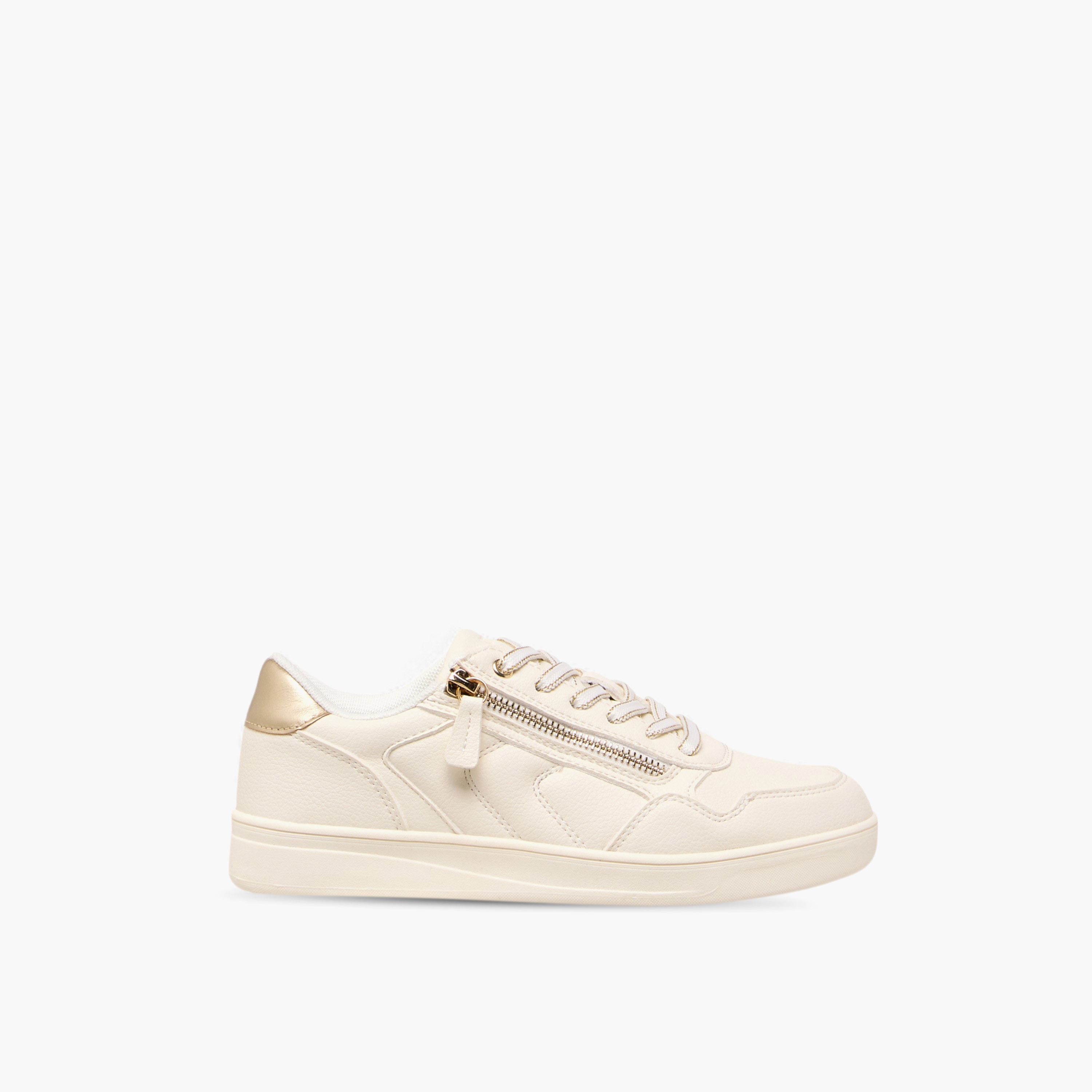 حذاء سنيكرز بتفاصيل سحاب ورباط إغلاق من ميسي-women-shoes-sneakers-image-3