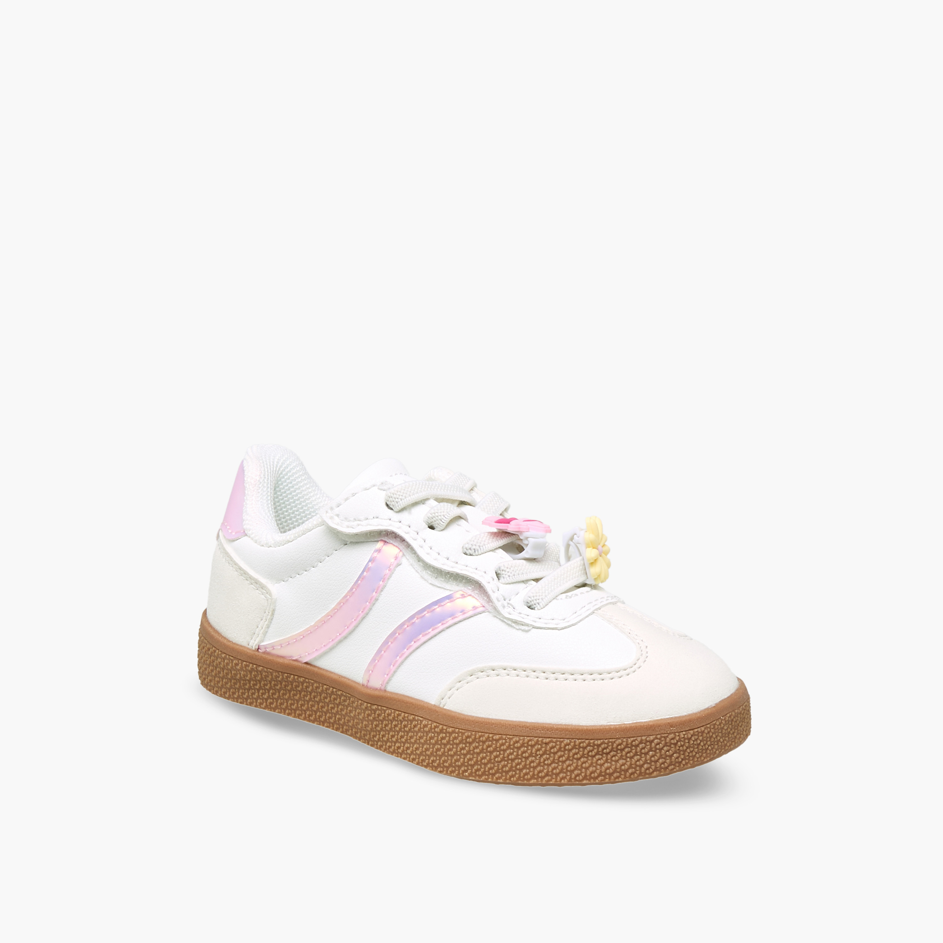 حذاء سنيكرز طول الكاحل برباط للبنات من جونيورز-girls-shoes-sneakers-image-2