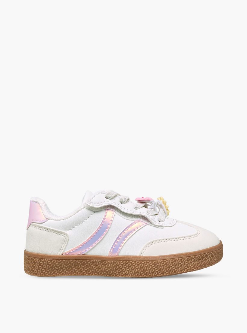 حذاء سنيكرز طول الكاحل برباط للبنات من جونيورز-girls-shoes-sneakers-image-3