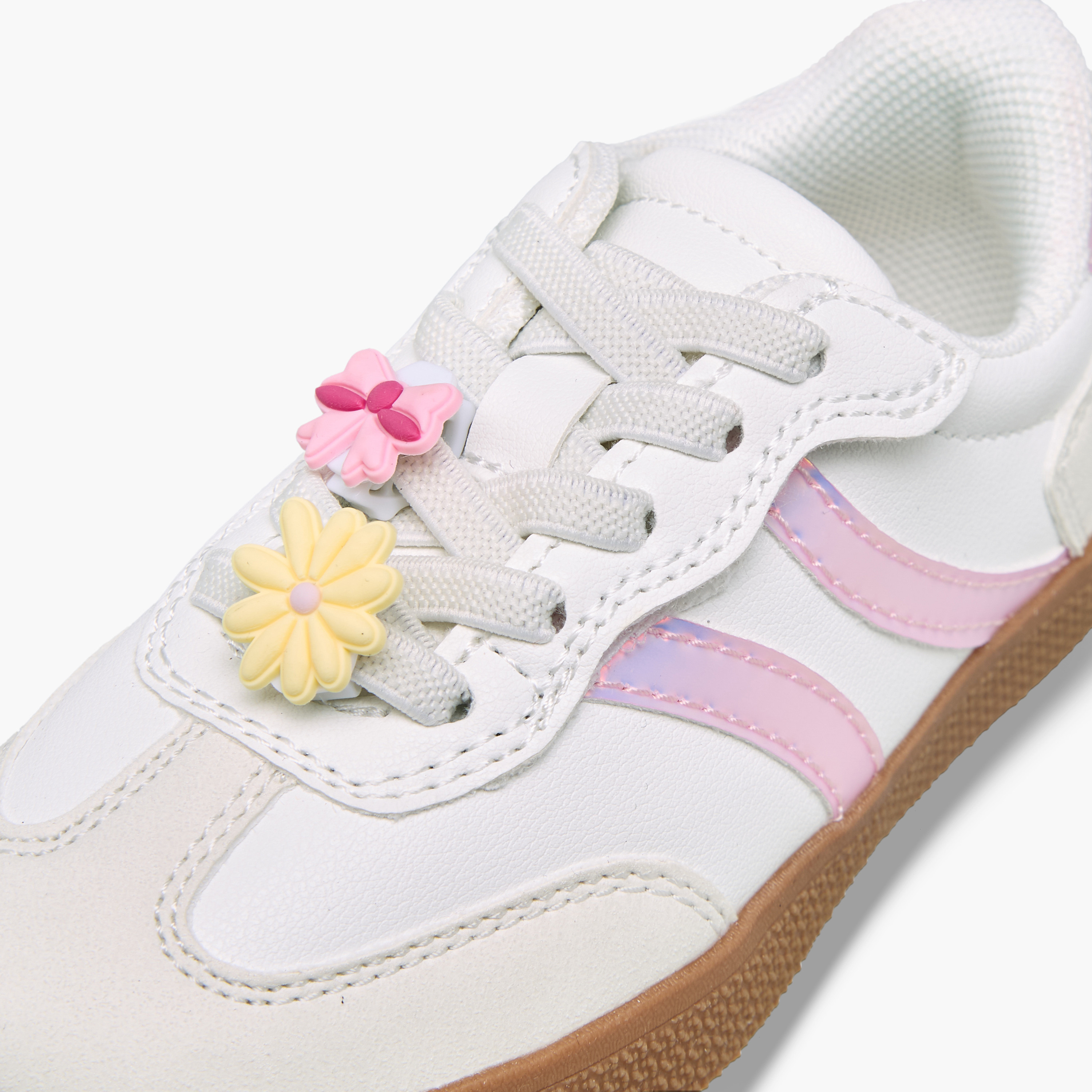 حذاء سنيكرز طول الكاحل برباط للبنات من جونيورز-girls-shoes-sneakers-image-4