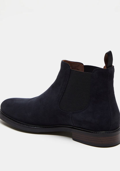 Lee Cooper Men's Solid Boots with Elasticated Closure - Chelsea-Men%27s Boots-image-3