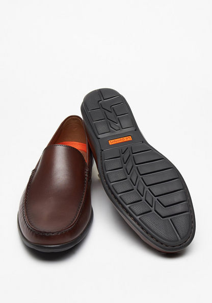 Le Confort Solid Slip-On Loafers-Men%27s Formal Shoes-image-2