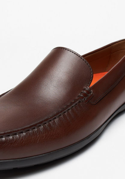 Le Confort Solid Slip-On Loafers-Men%27s Formal Shoes-image-5