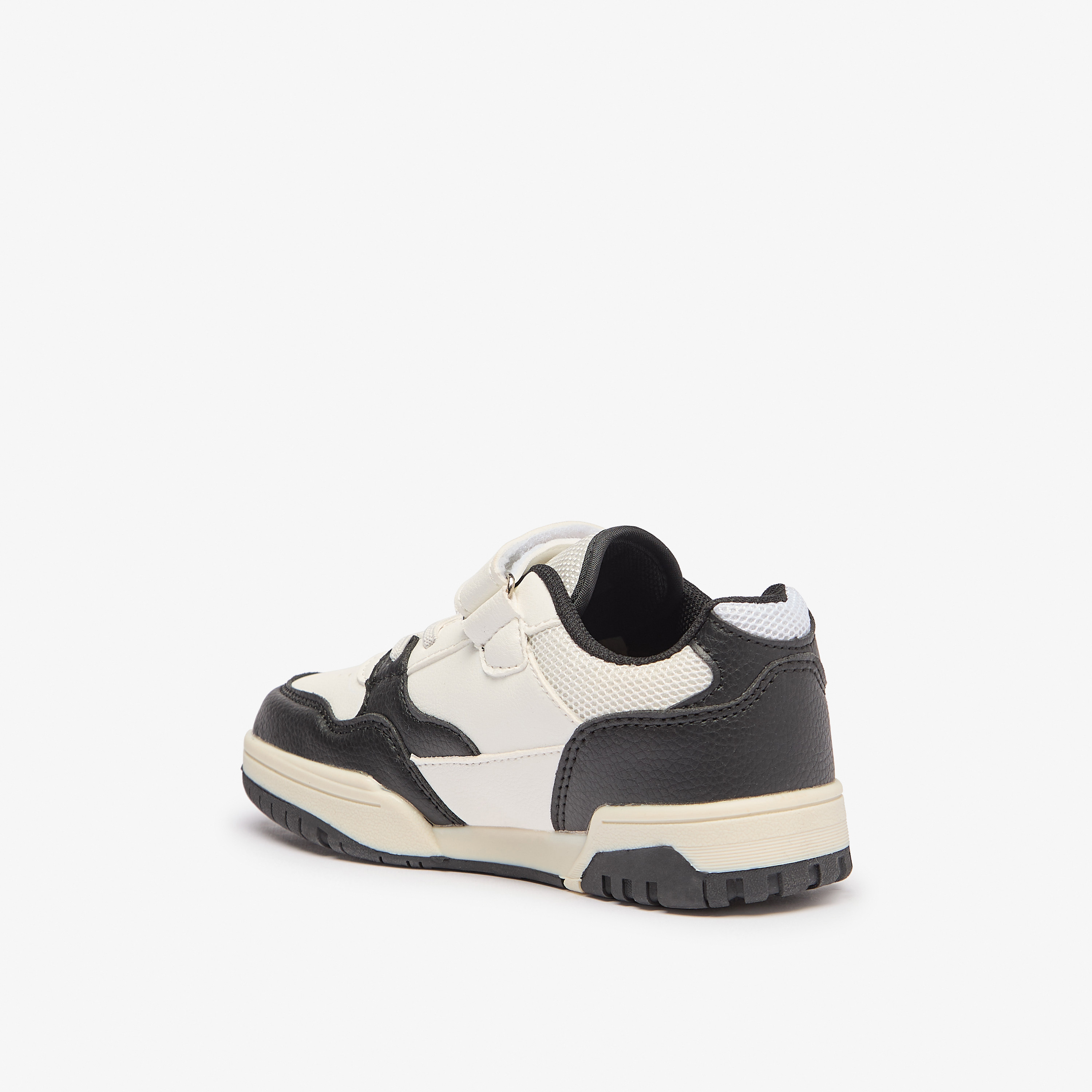 LBL by Shoexpress Panelled Shoes with Hook and Loop Closure-boys-shoes-schoolshoes-image-7
