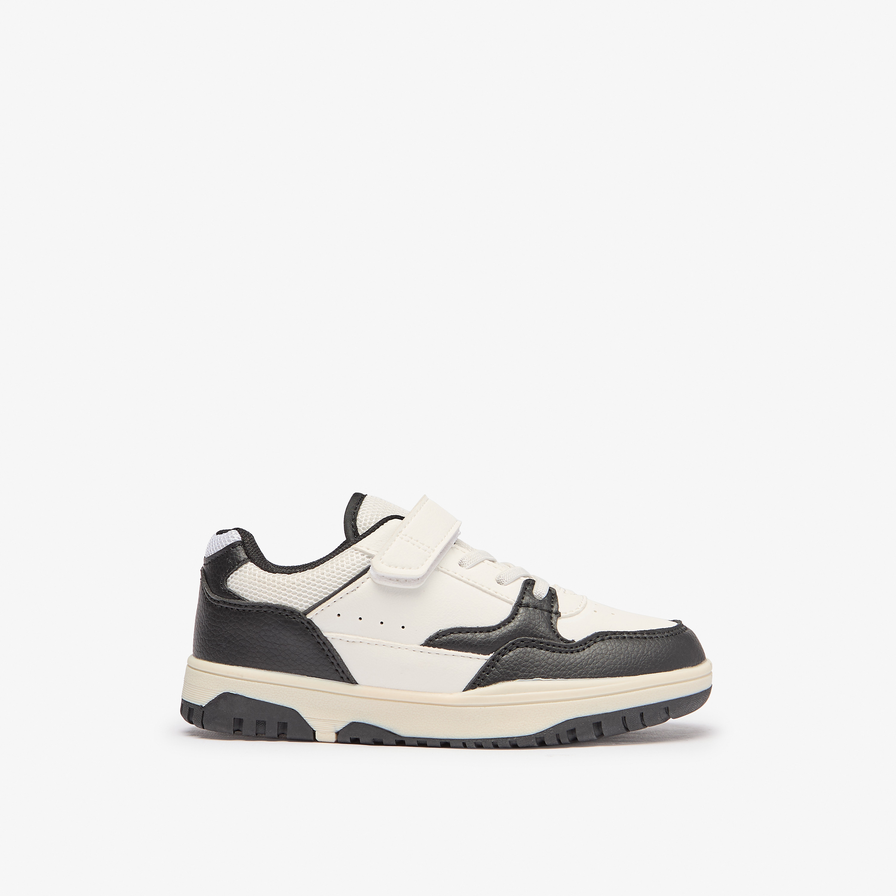 LBL by Shoexpress Panelled Shoes with Hook and Loop Closure-boys-shoes-schoolshoes-image-8