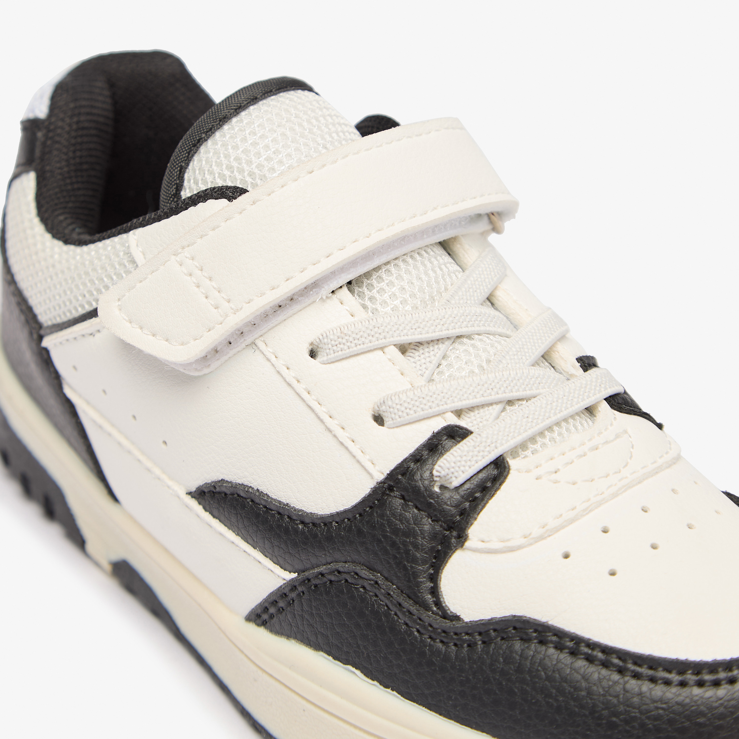 LBL by Shoexpress Panelled Shoes with Hook and Loop Closure-boys-shoes-schoolshoes-image-10