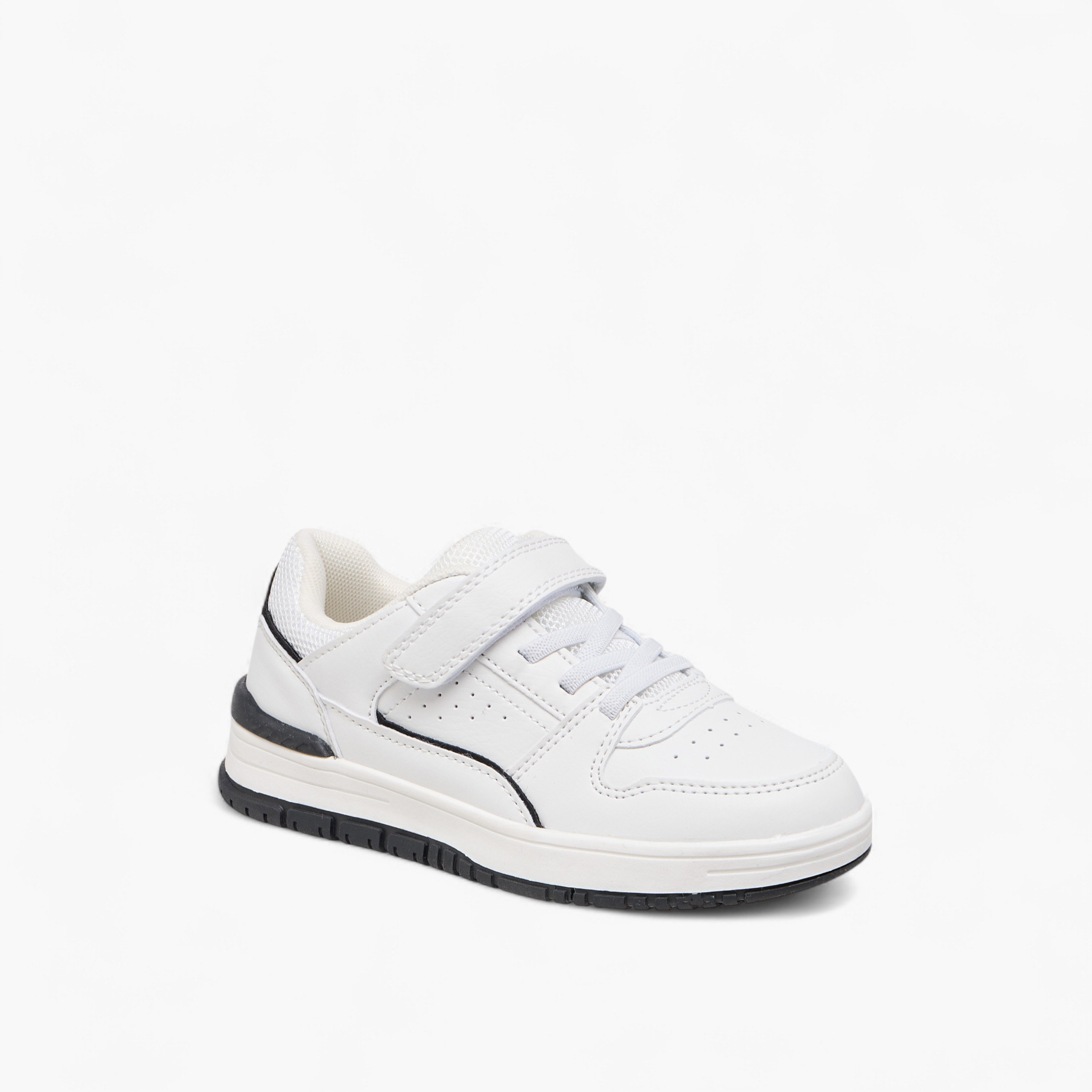 Mister Duchini Panelled Sneakers with Hook and Loop Closure-boys-shoes-sneakers-image-2